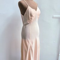 1940 Barbizon "Bryn Fair" pink slip dress, size small