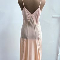 1940 Barbizon "Bryn Fair" pink slip dress, size small