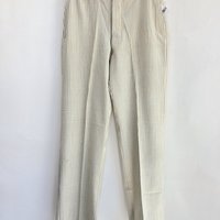 1920 pinstriped wool trouser pants with button fly, size 28 waist