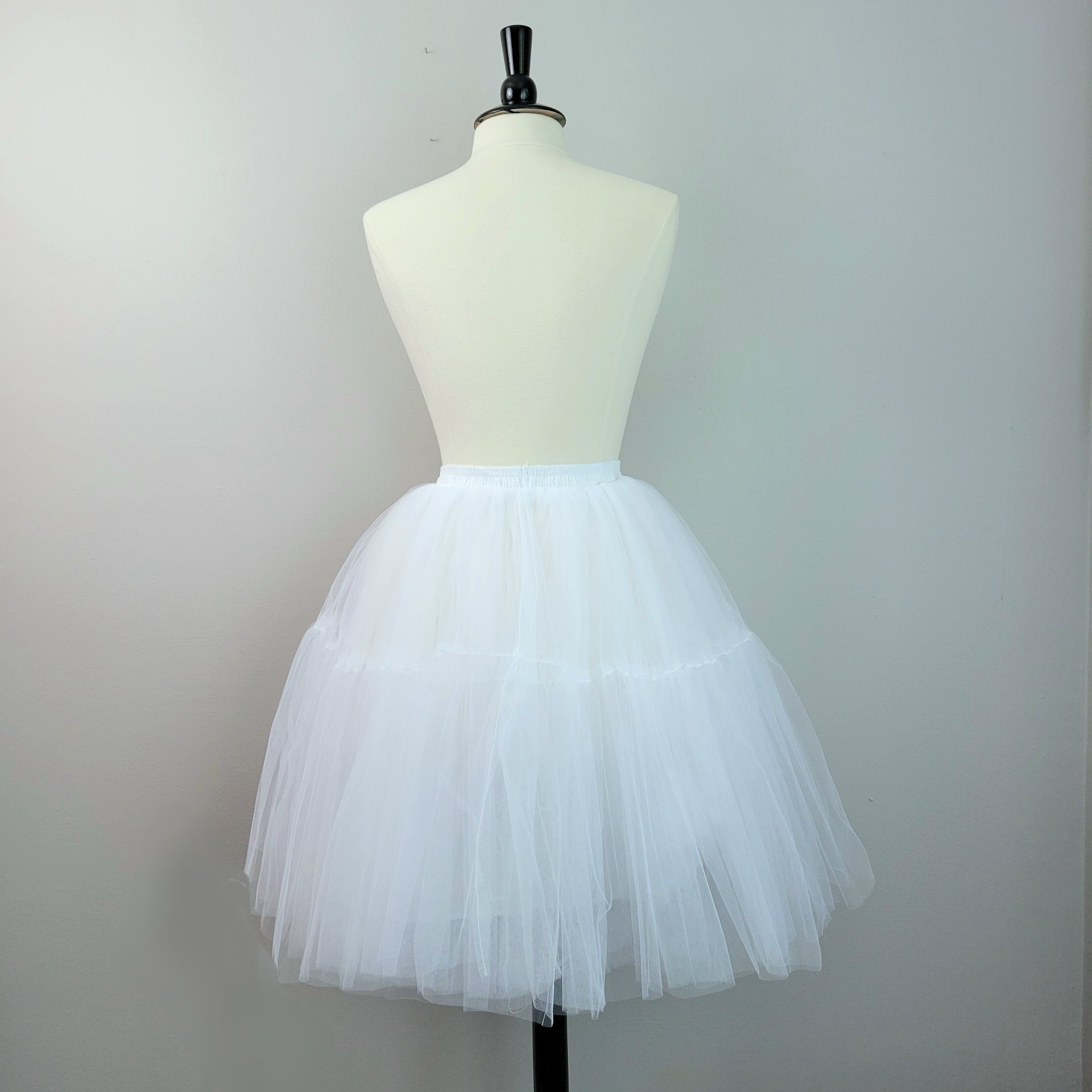 White tulle tutu skirt, small medium large XL