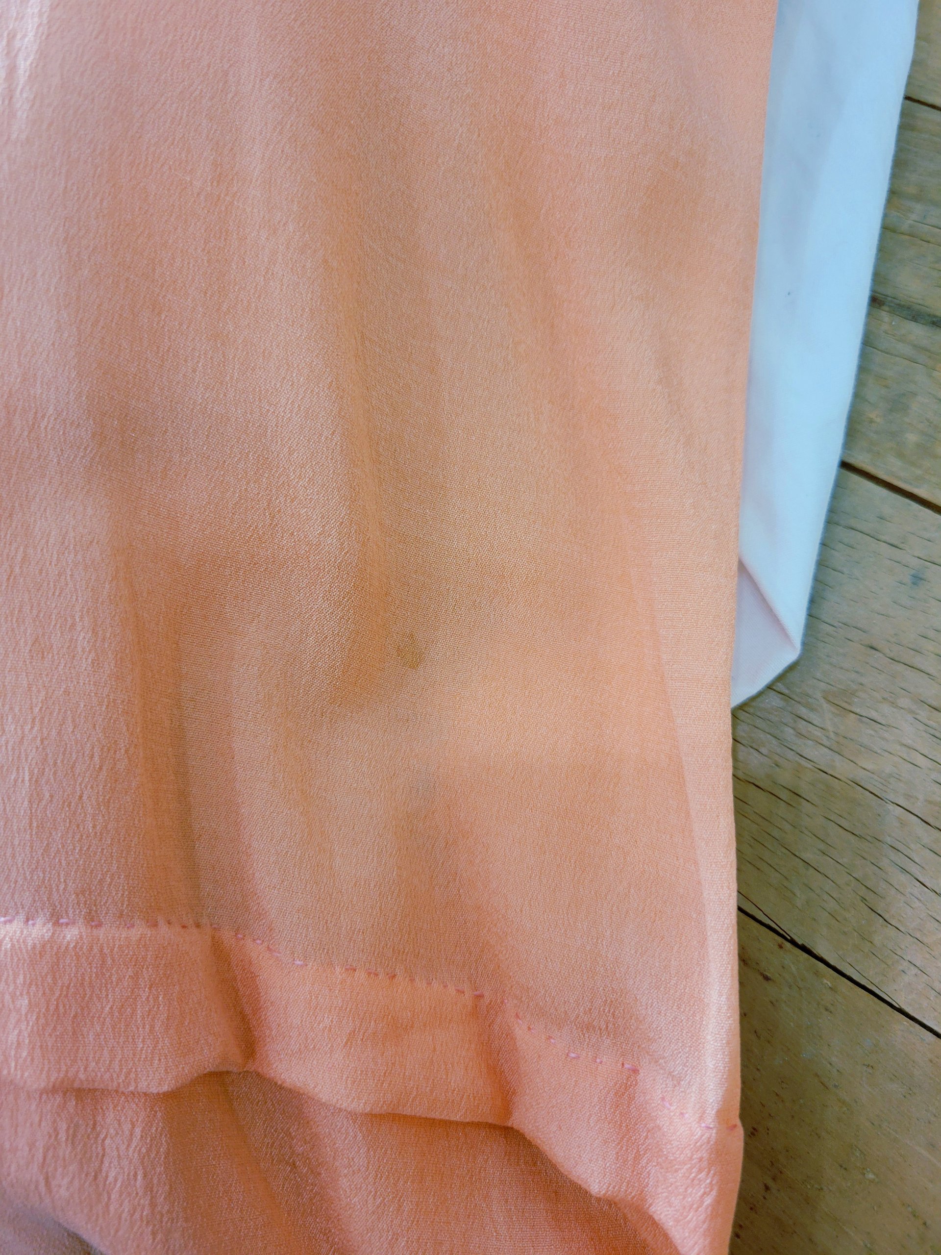 1920's peach teddy lingerie romper, small