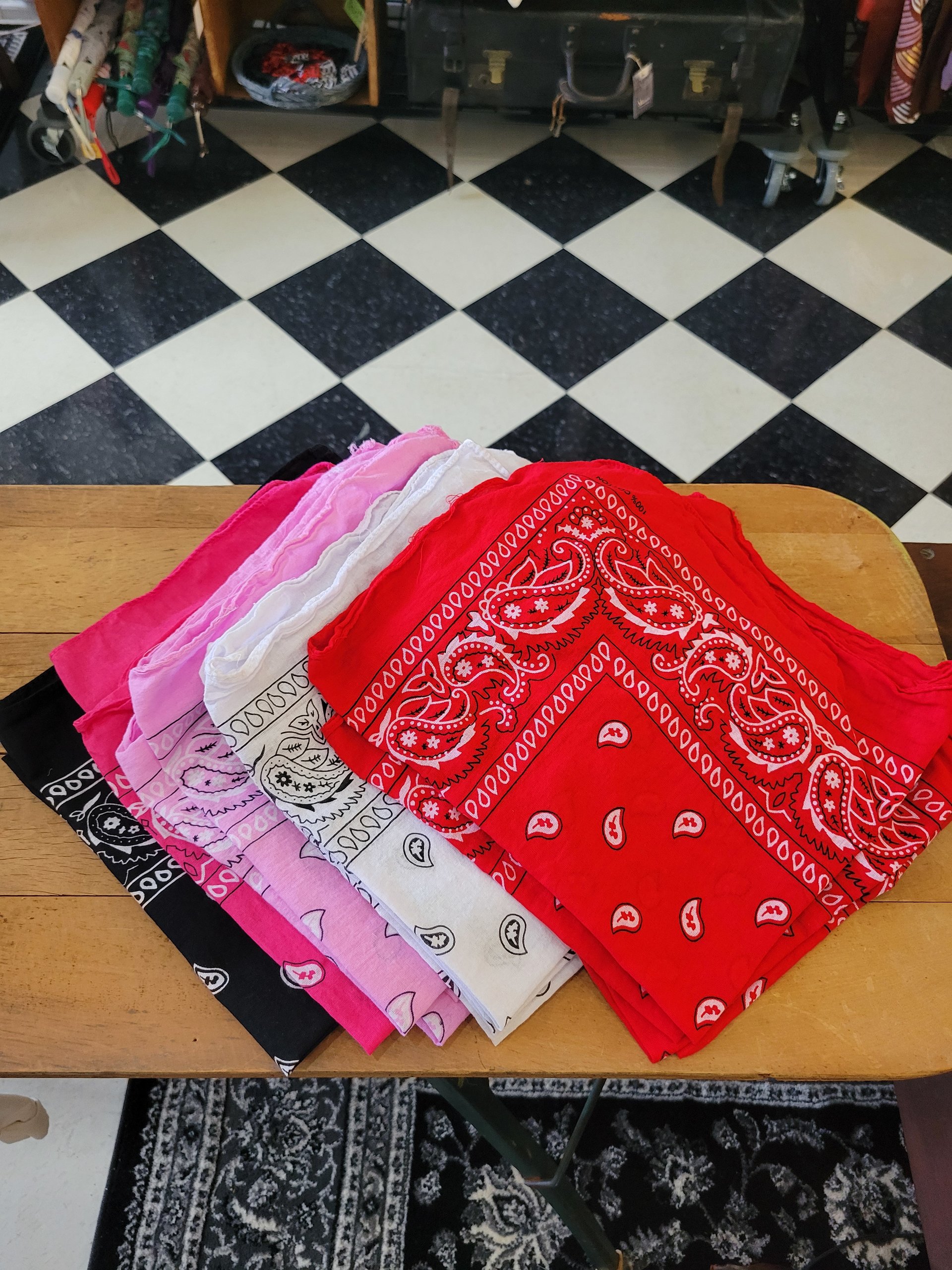 Paisley cotton bandana