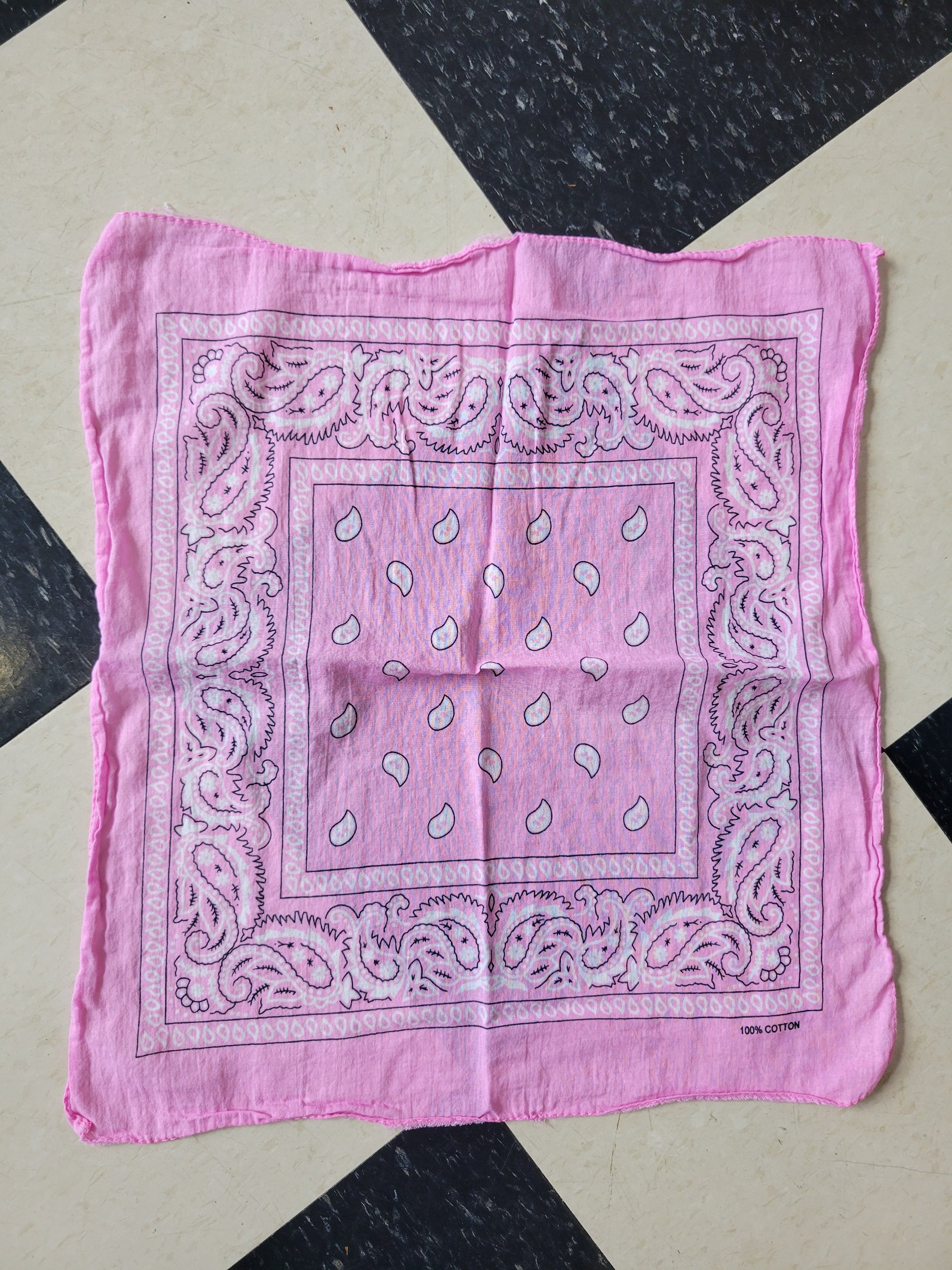 Paisley cotton bandana