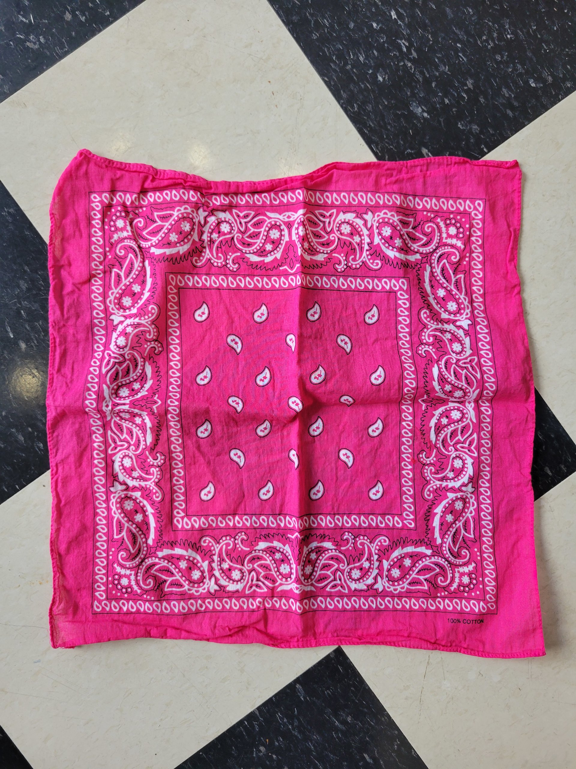 Paisley cotton bandana
