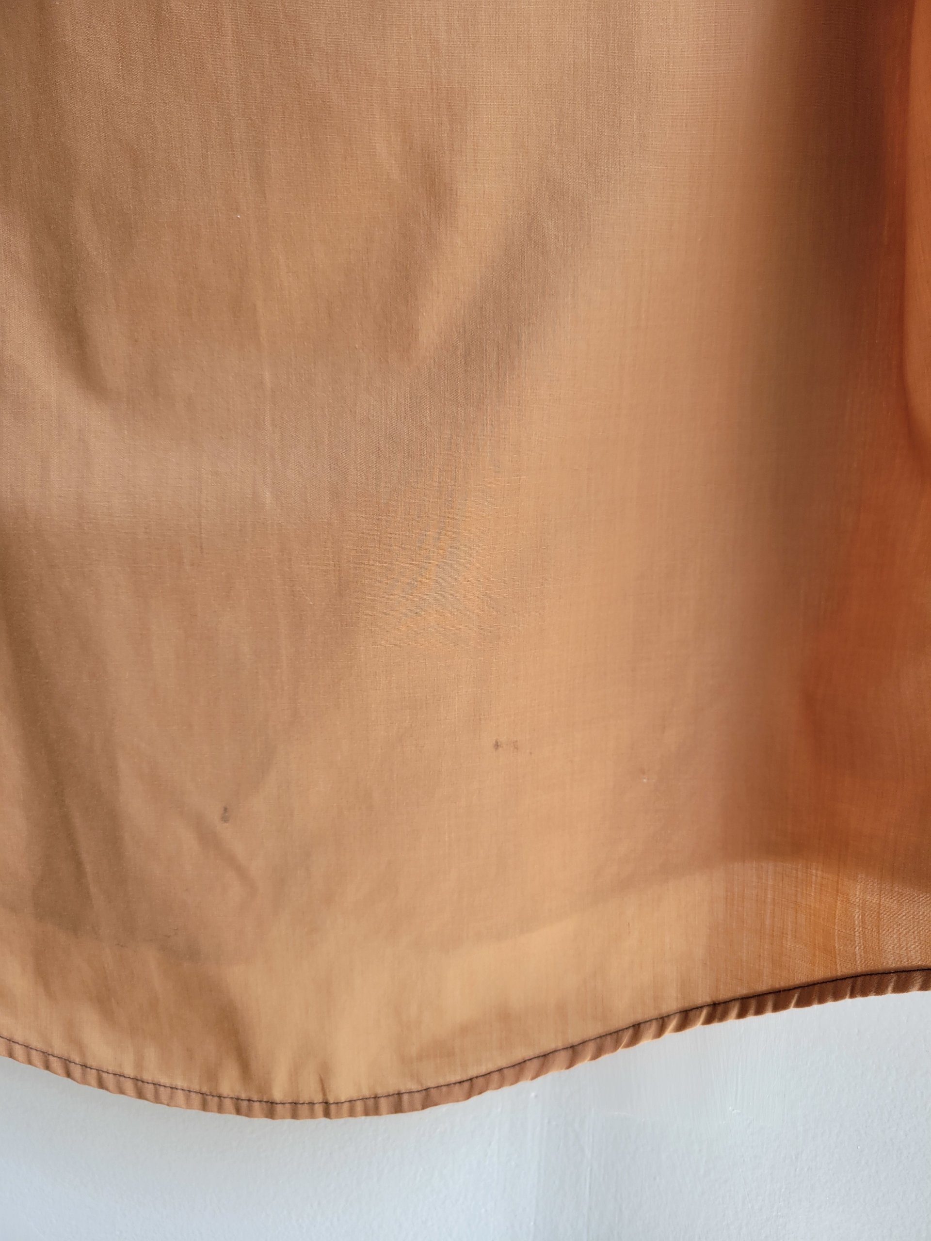 1970 Towncraft brown button up shirt, medium