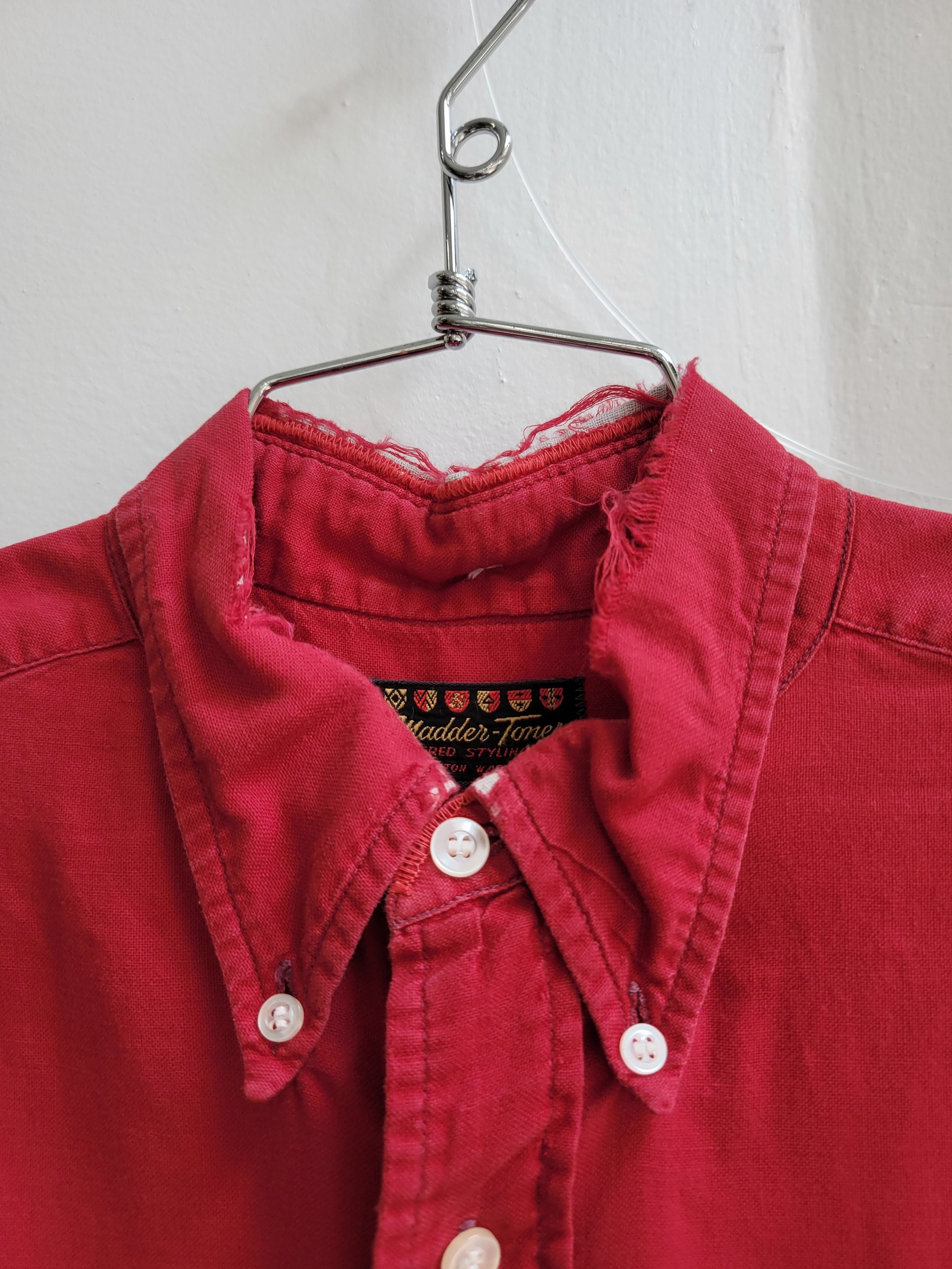 1960 Madder-Tones distressed button up, medium
