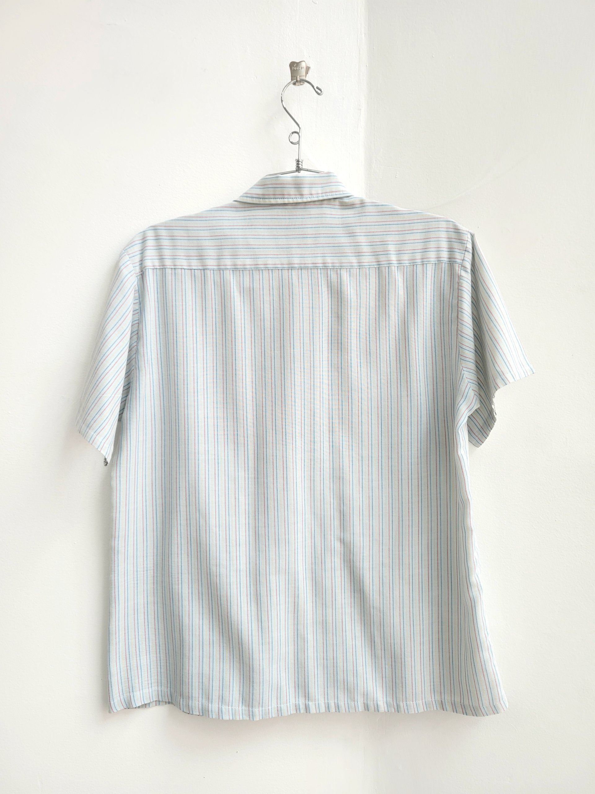 1970 All American striped button up oxford shirt, medium