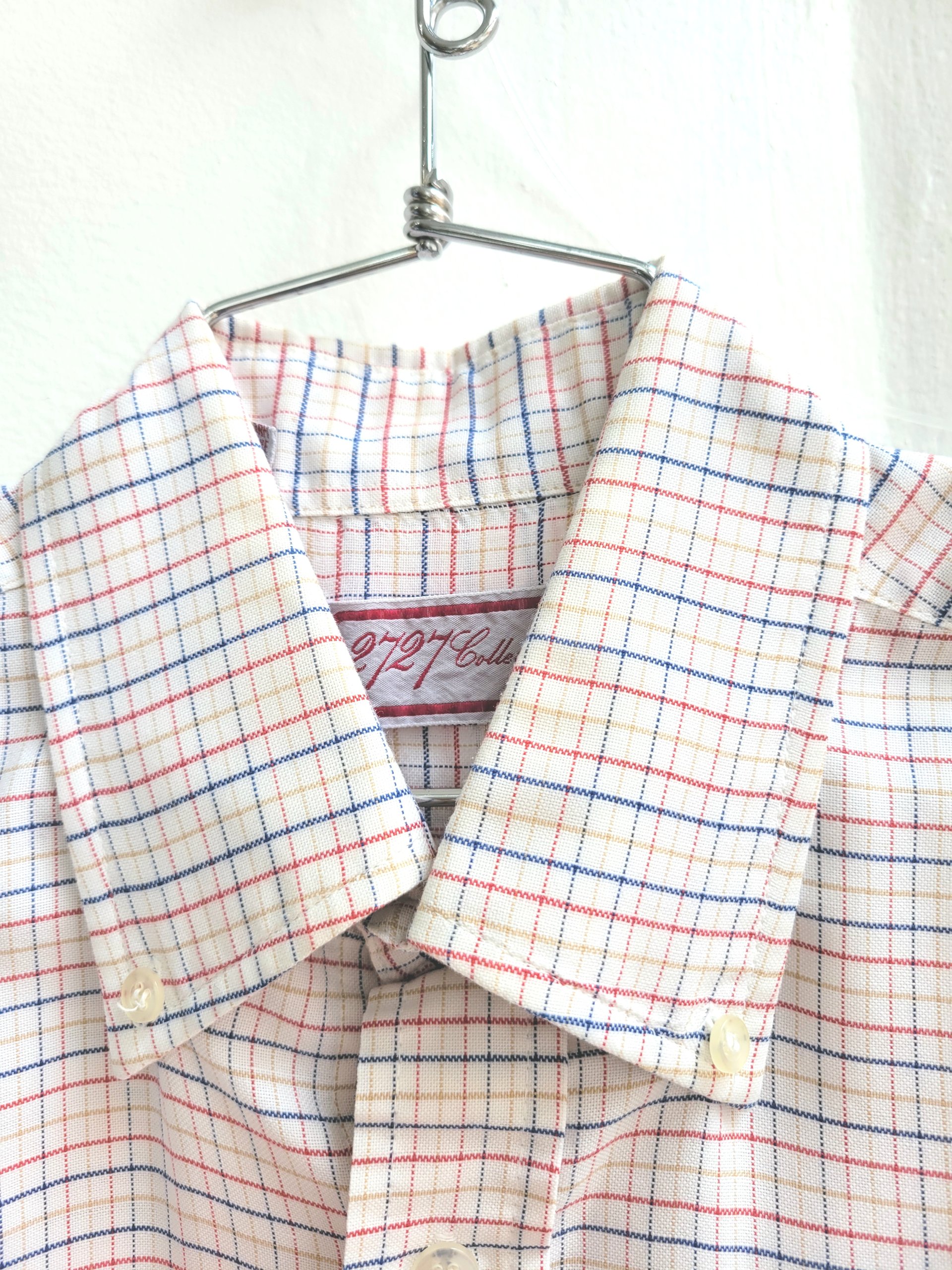 1970 272 plaid button up oxford shirt, medium