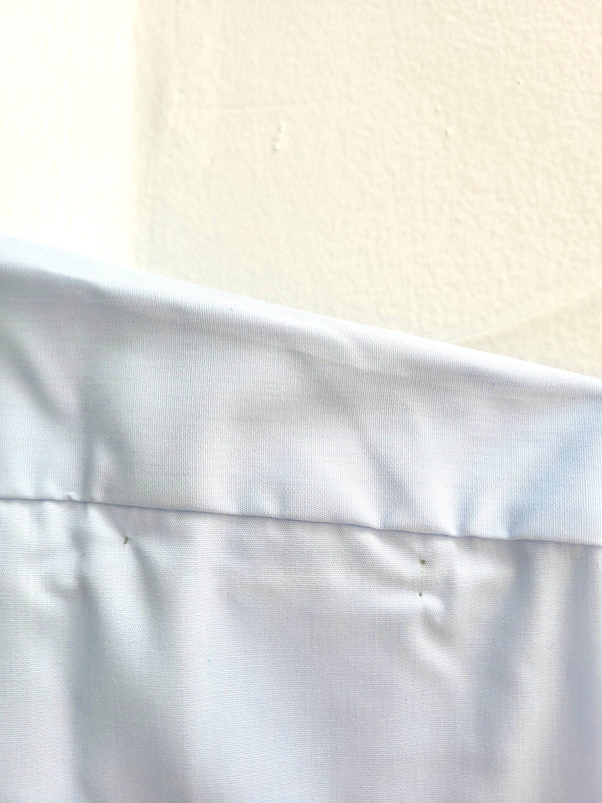 1970 Royal Knight blue button up shirt, medium