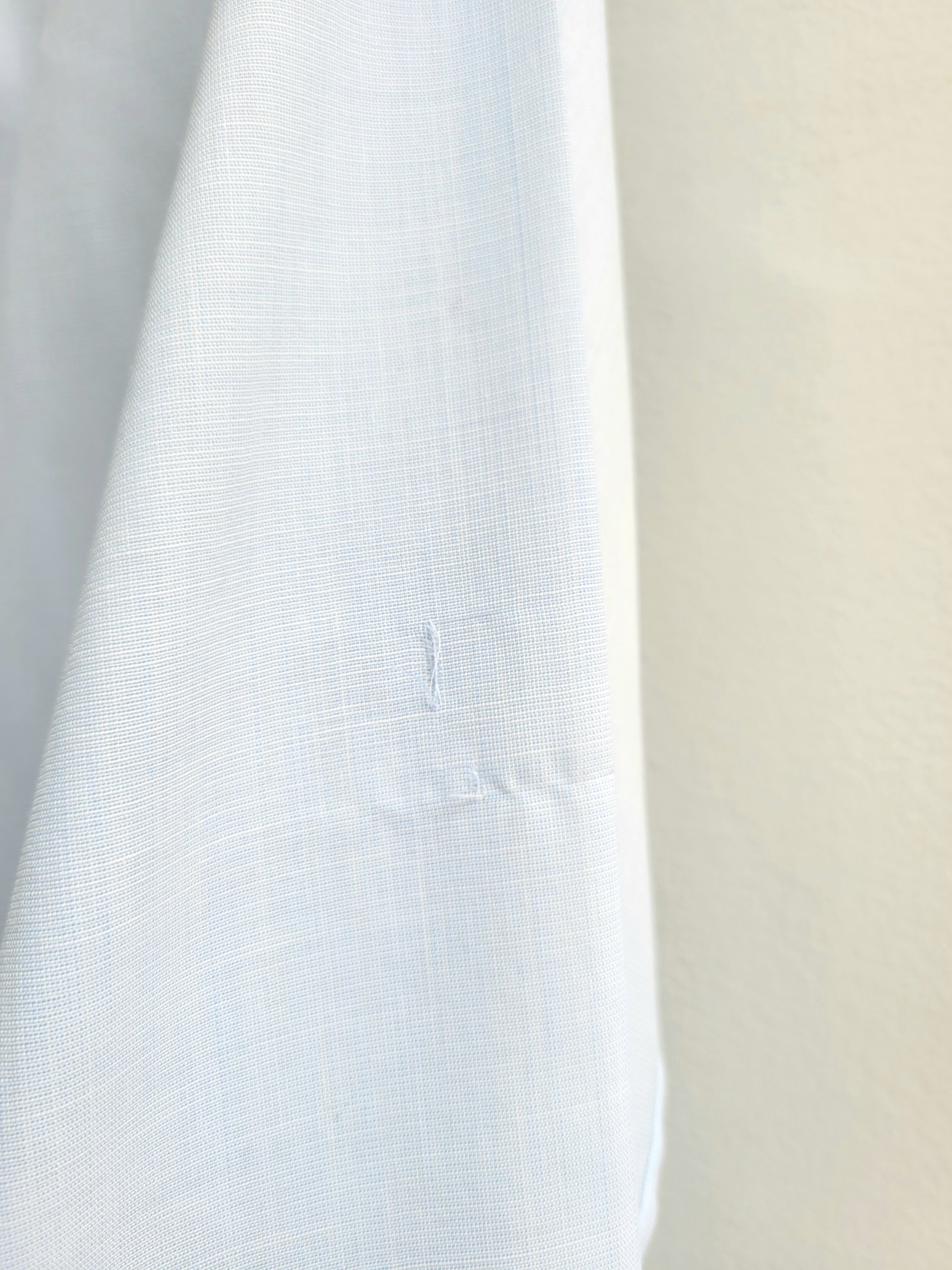 1960 Van Heusen Air Force blue button up shirt, medium