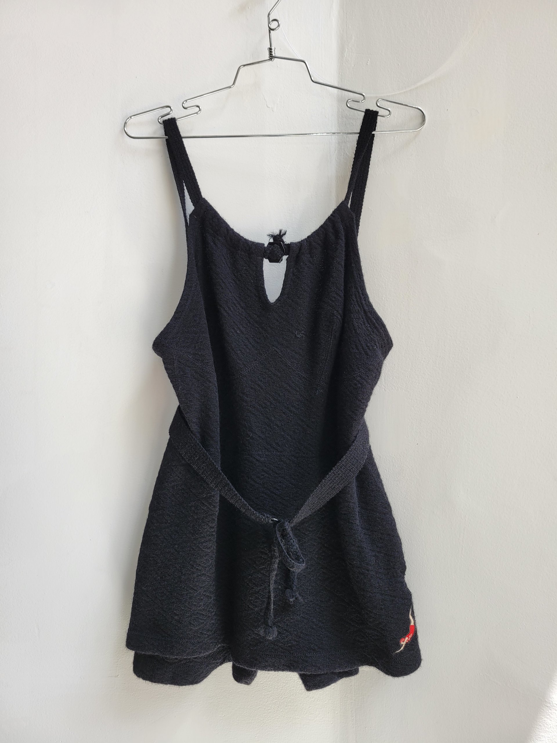 1930 Jantzen black wool swim suit, 40 / large