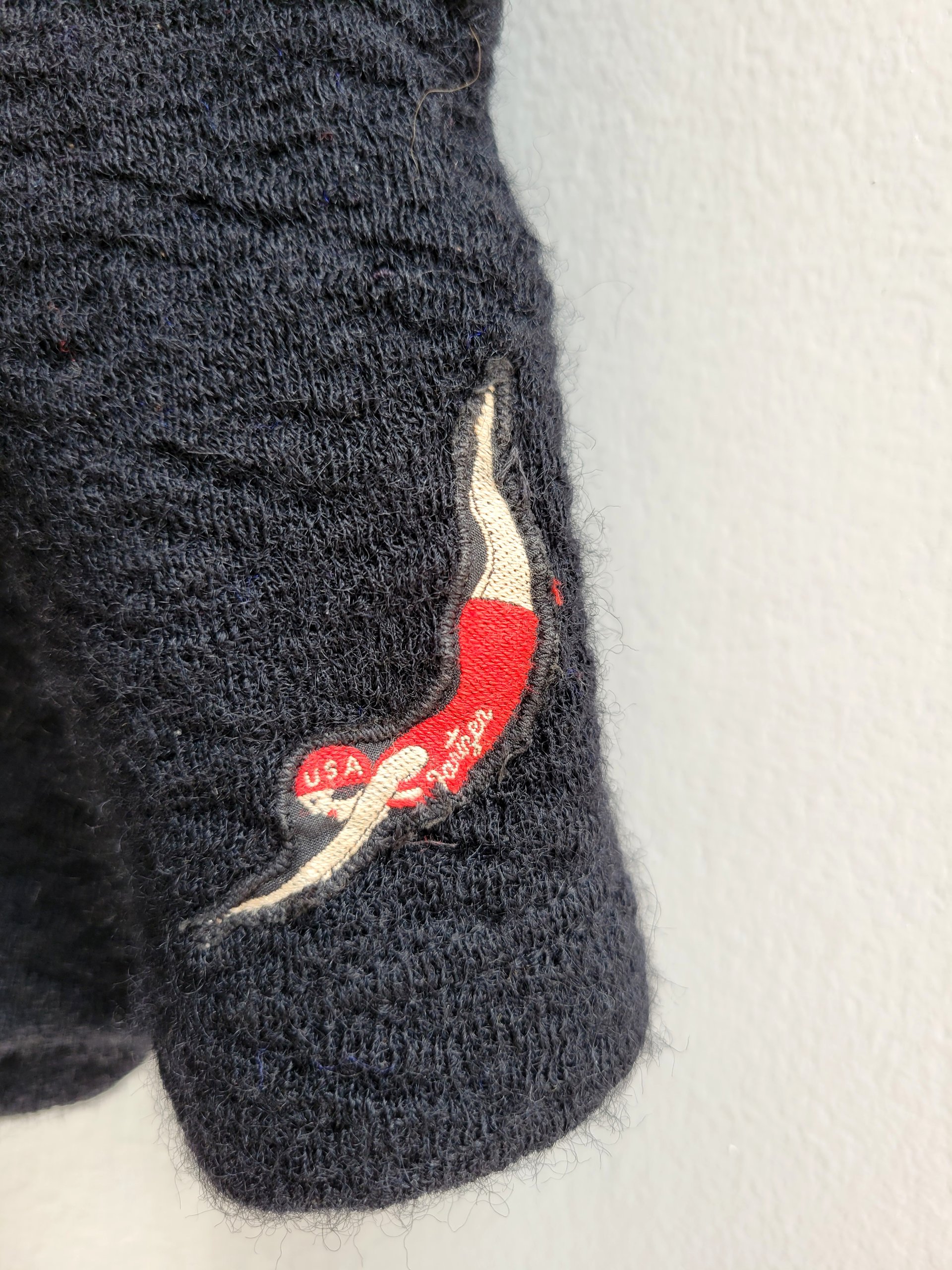 1930 Jantzen black wool swim suit, 40 / large