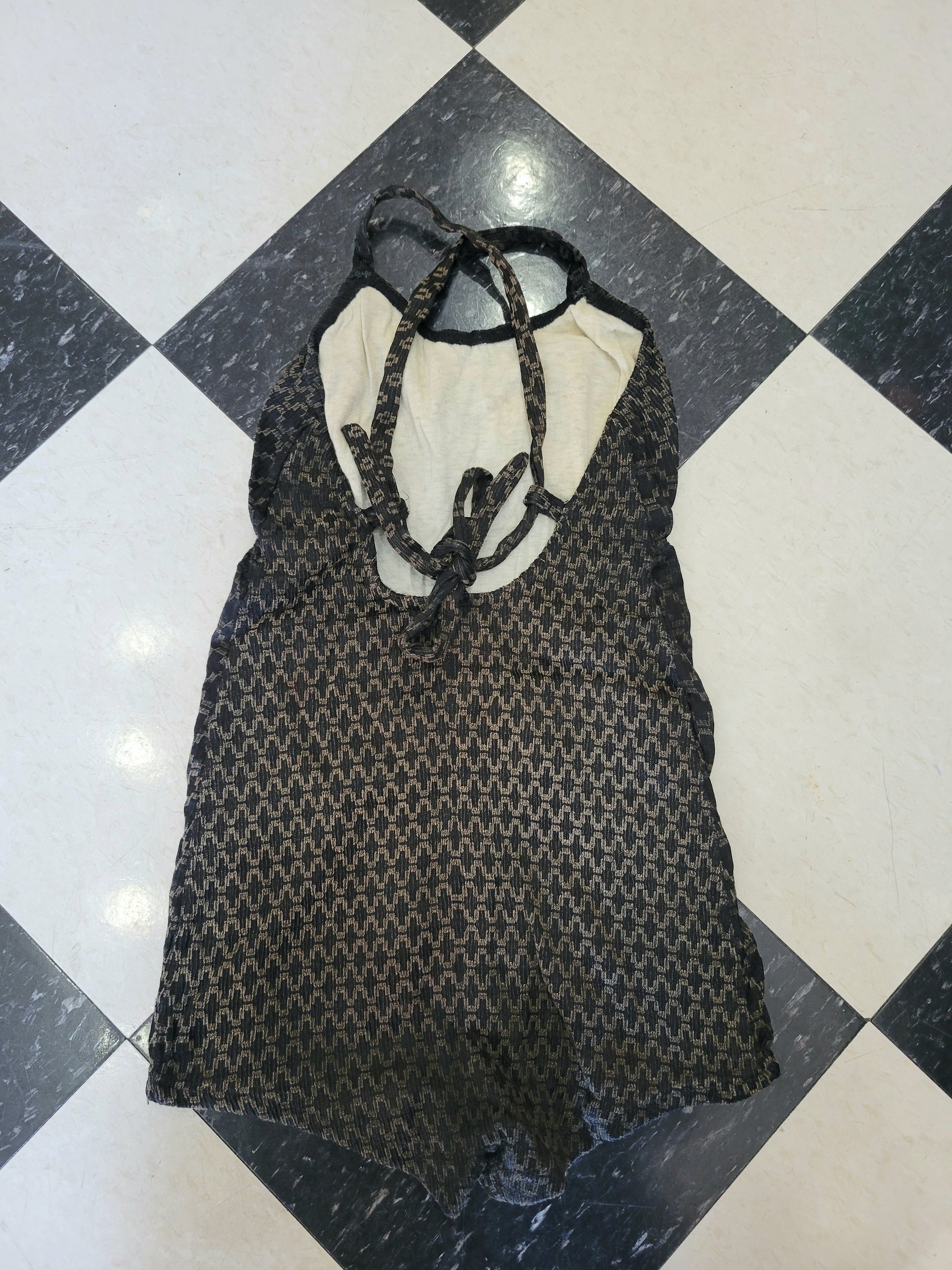 1930 Lastex black swimsuit, size xs small