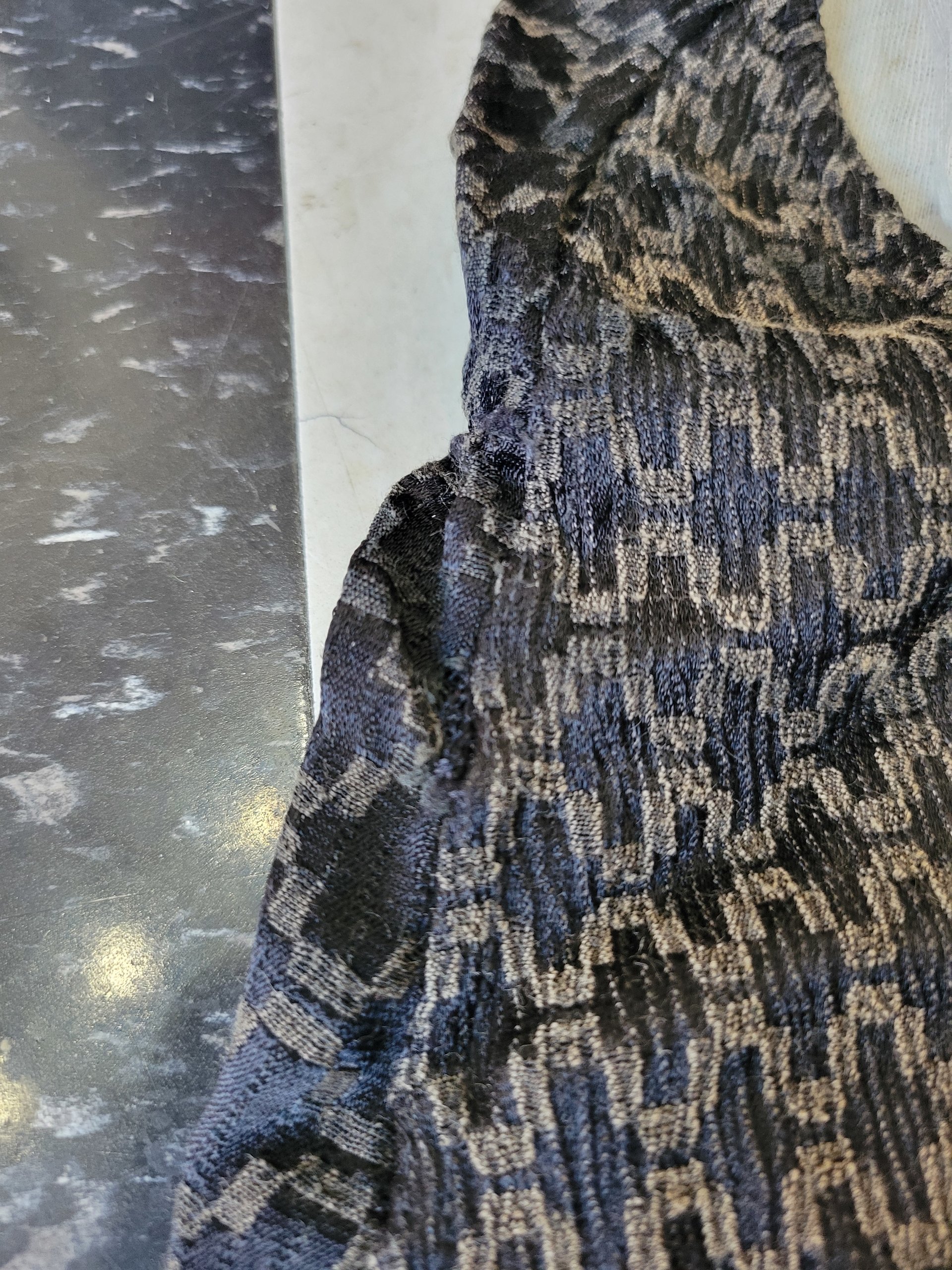 1930 Lastex black swimsuit, size xs small