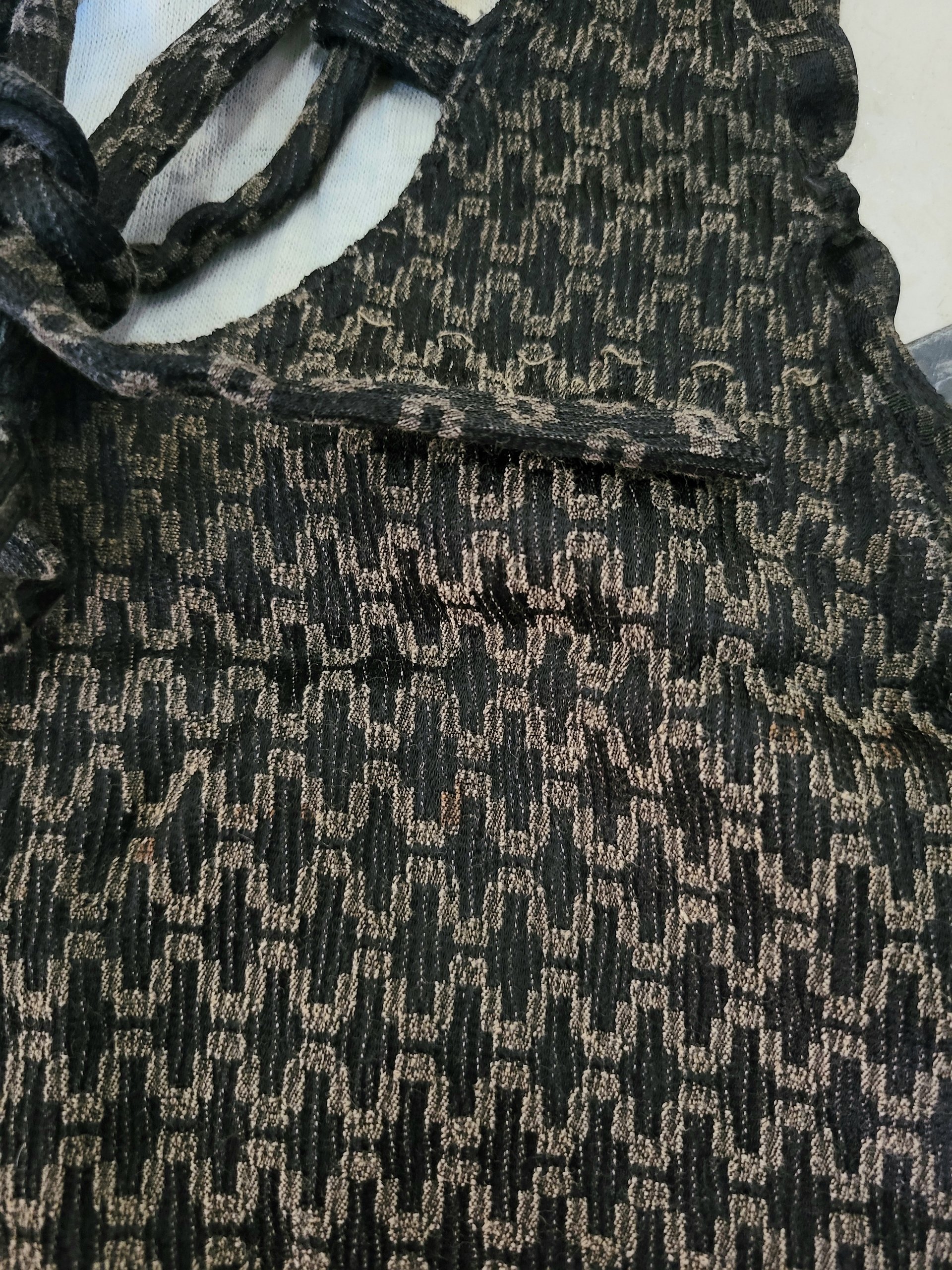 1930 Lastex black swimsuit, size xs small