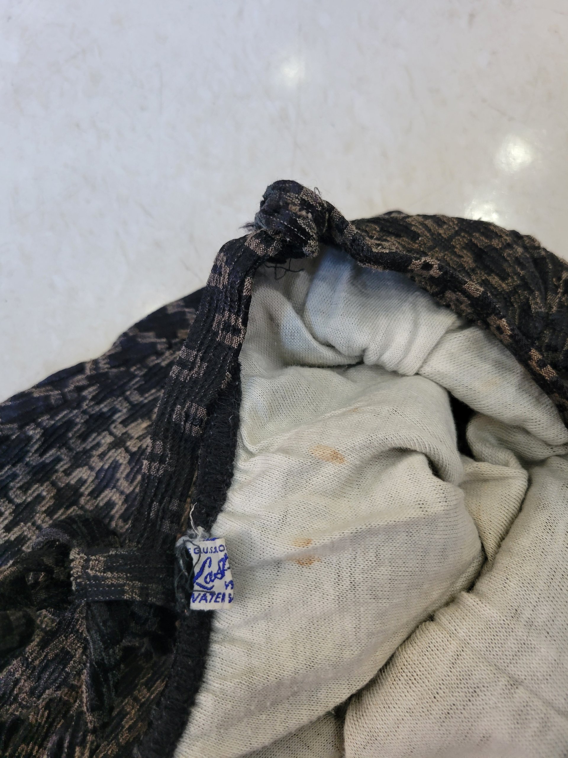 1930 Lastex black swimsuit, size xs small