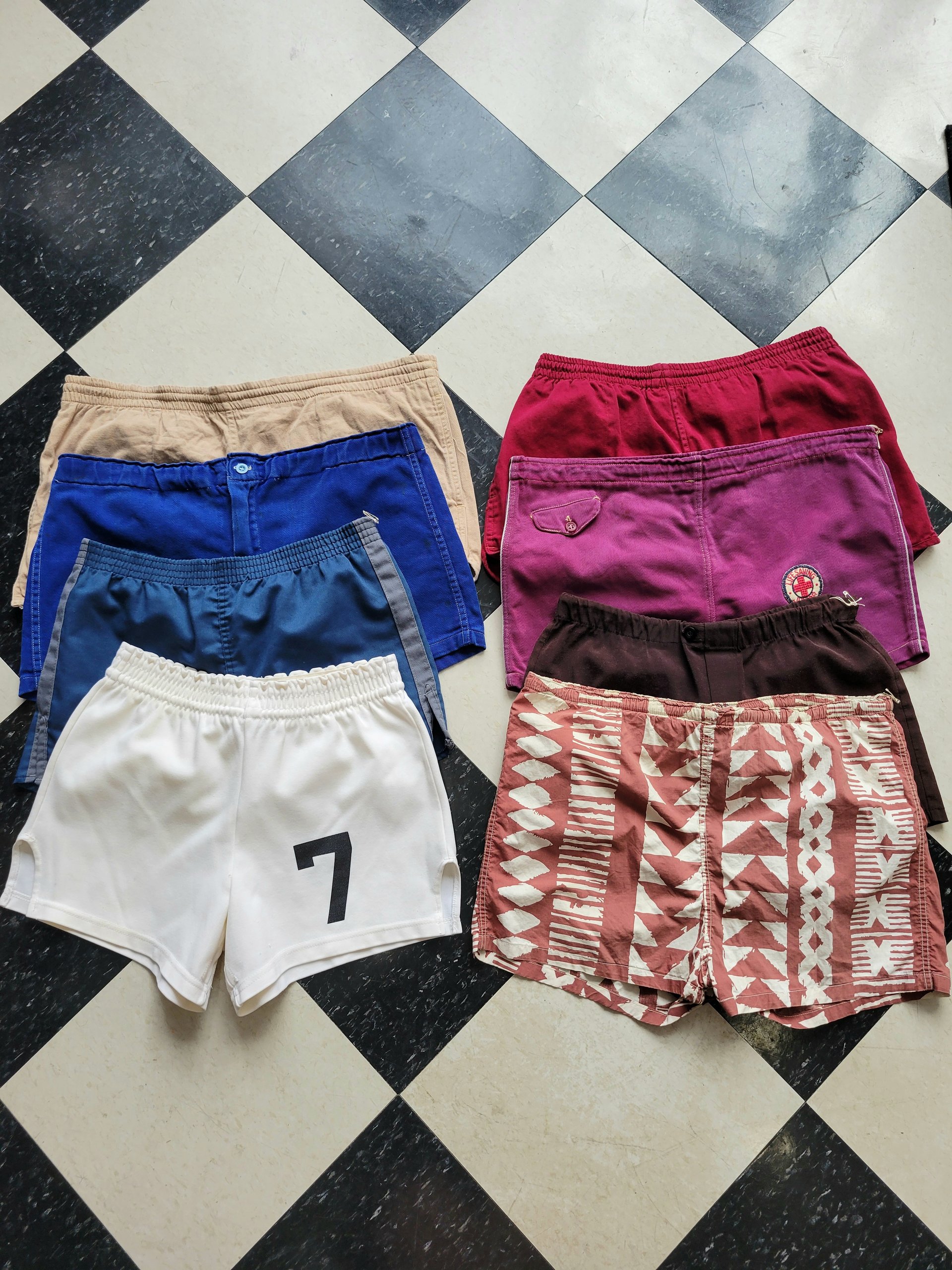 1940 - 70 gym shorts and swim trunks, choose one