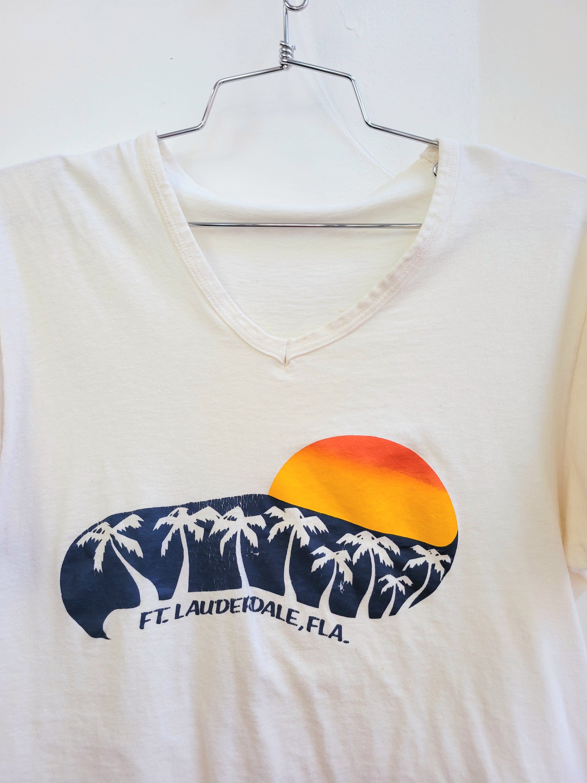 1970 Fort Lauderdale Florida vacation tee shirt, size small