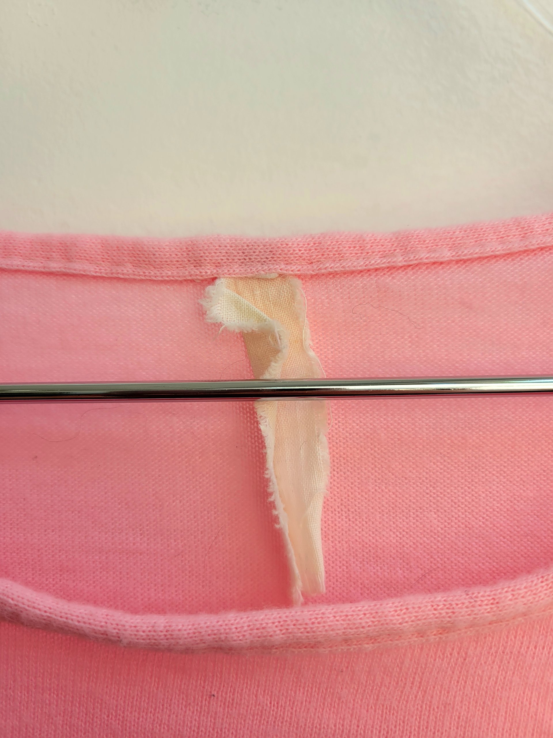 1970 I'm Dopey pink tee shirt, size small