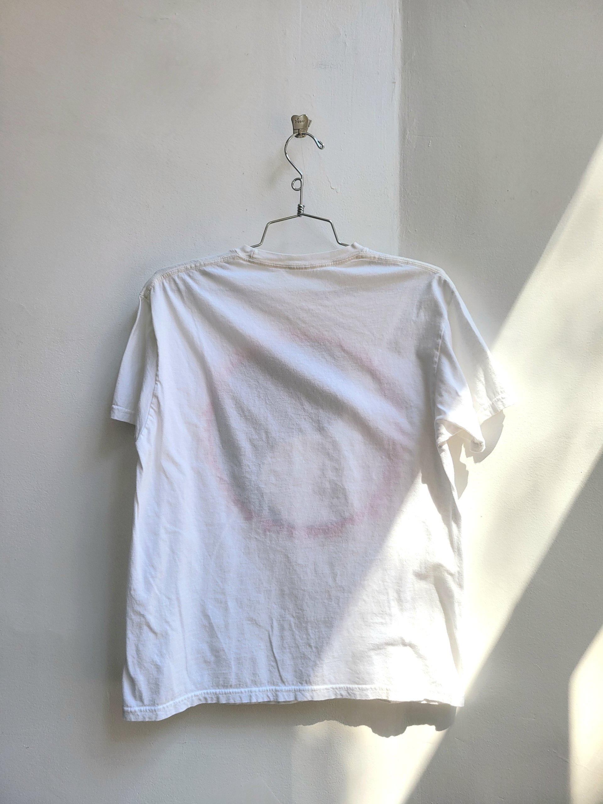 1990 Ying Yang white tee shirt, size medium