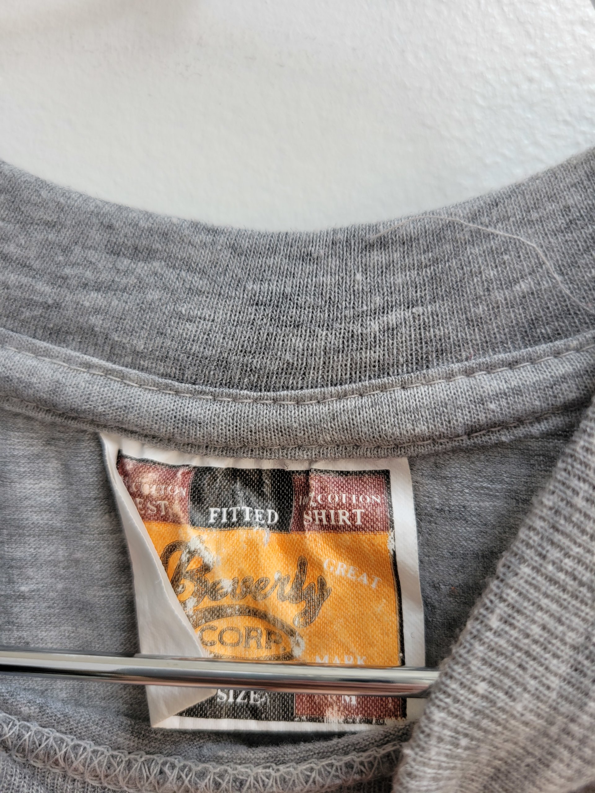 1980 England The Bulldog Breed grey tee, size medium