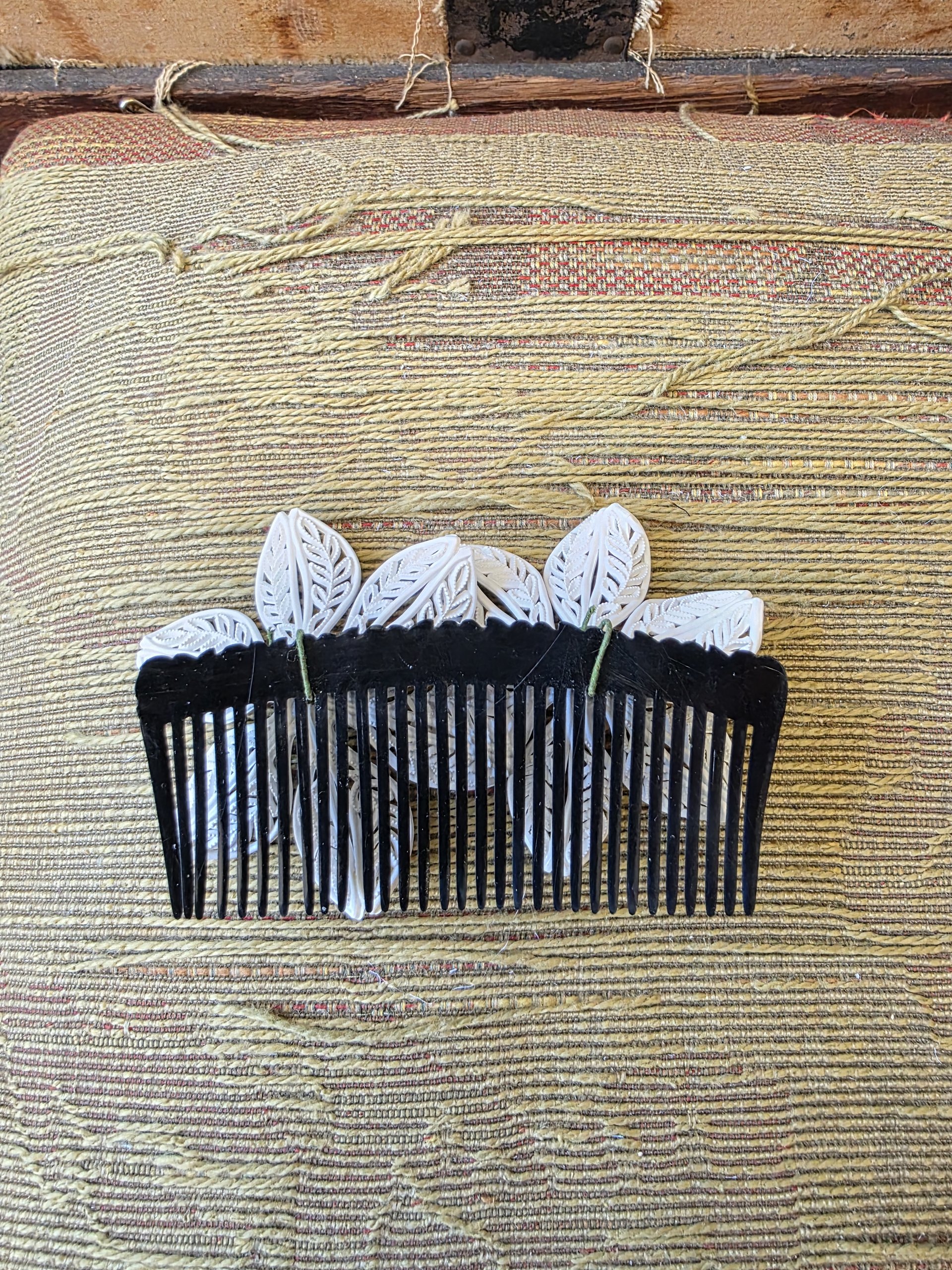 1940's tropical flower hair combs, choose one