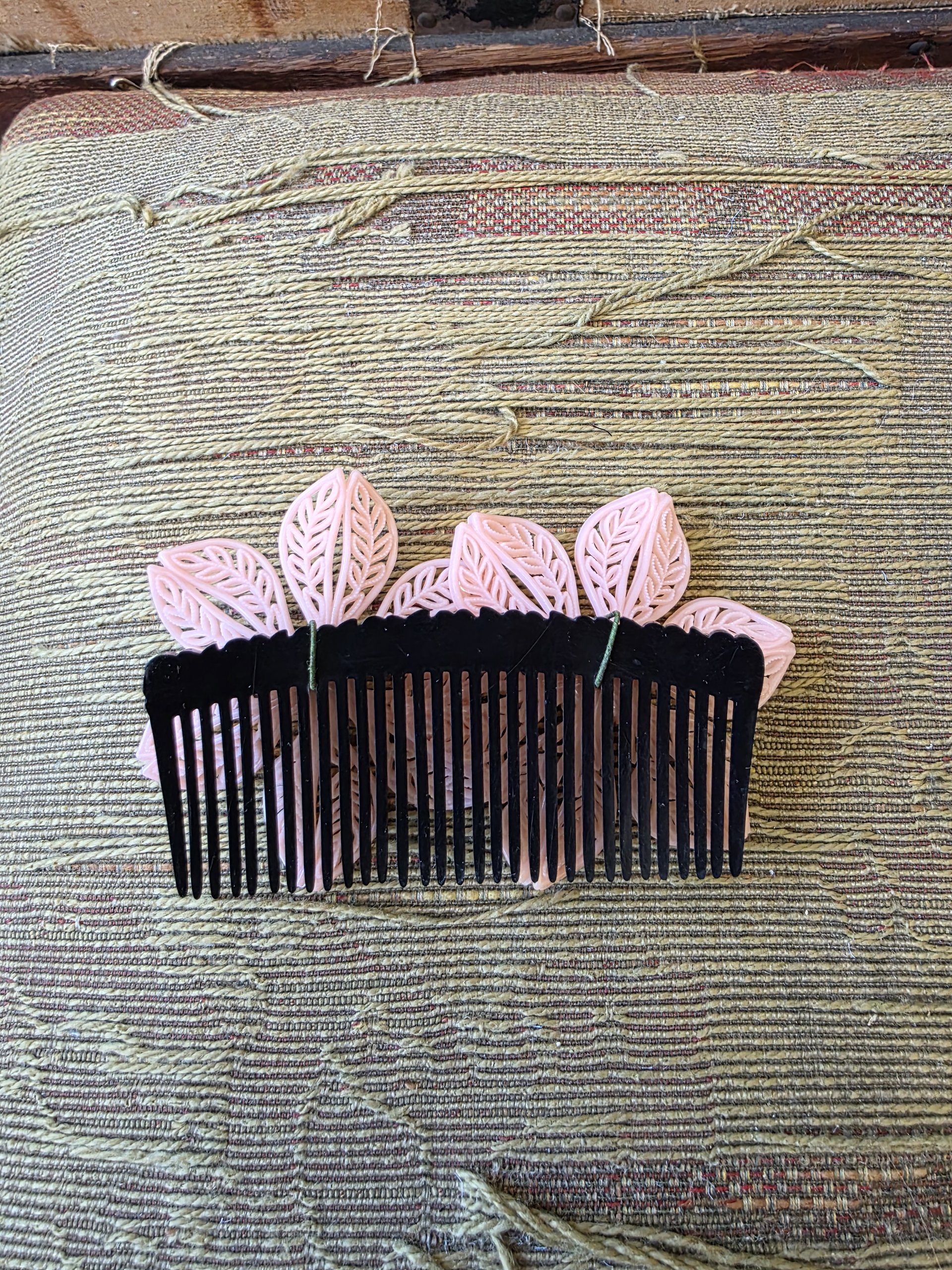 1940's tropical flower hair combs, choose one