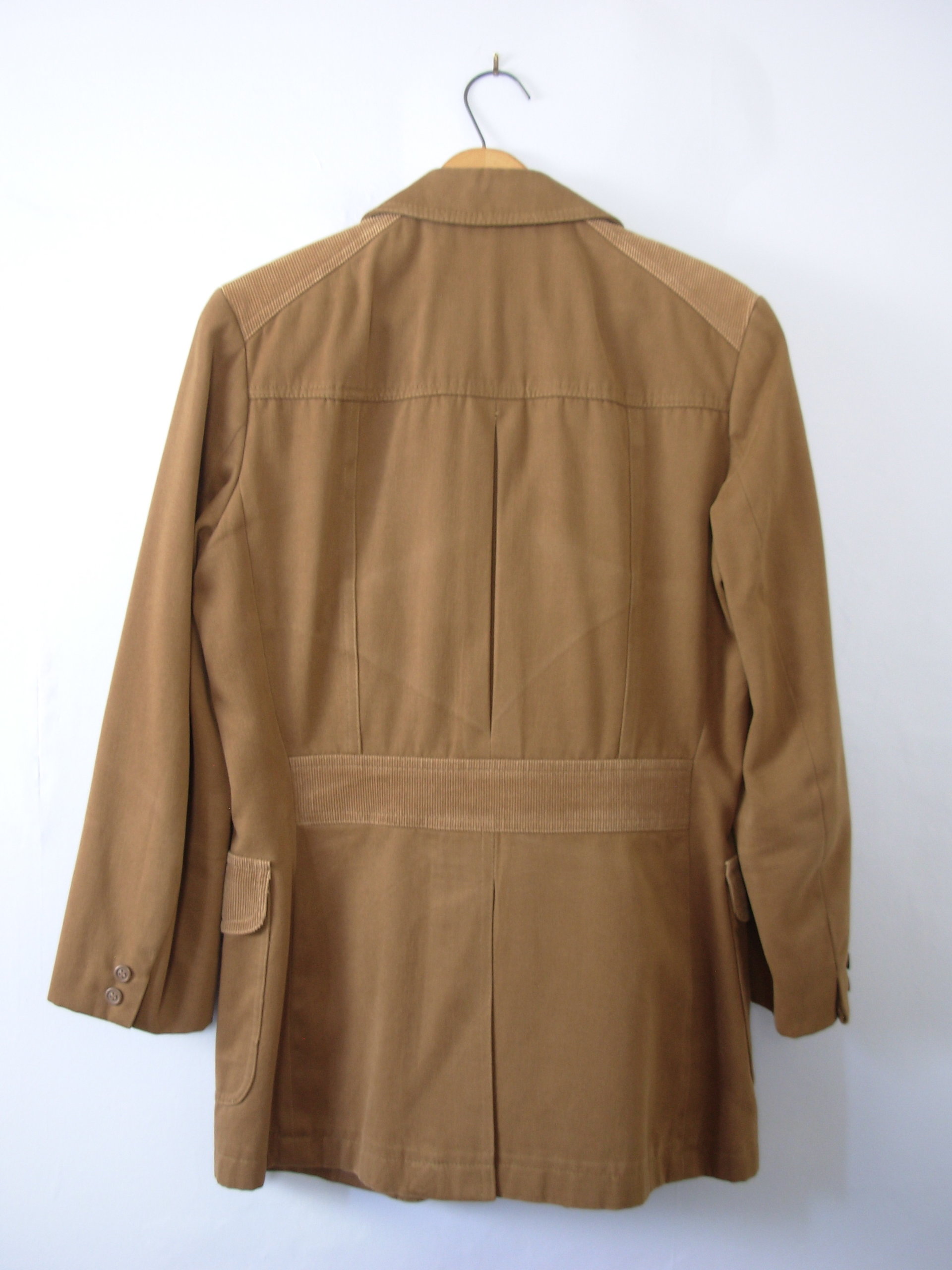Vintage 70's light brown equestrian blazer jacket, men's size 40 / medium