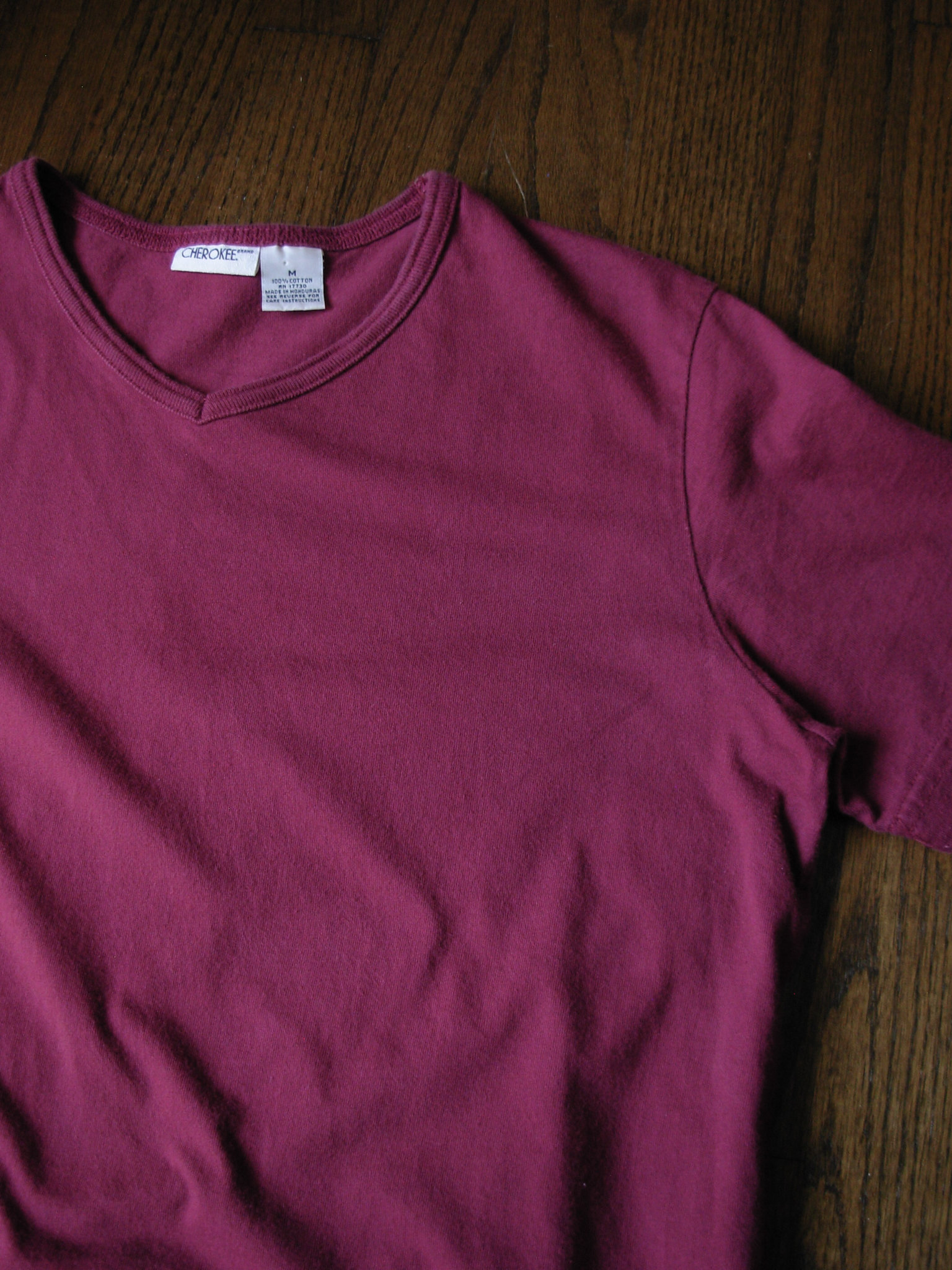 90's plain burgundy shirt, women's size medium