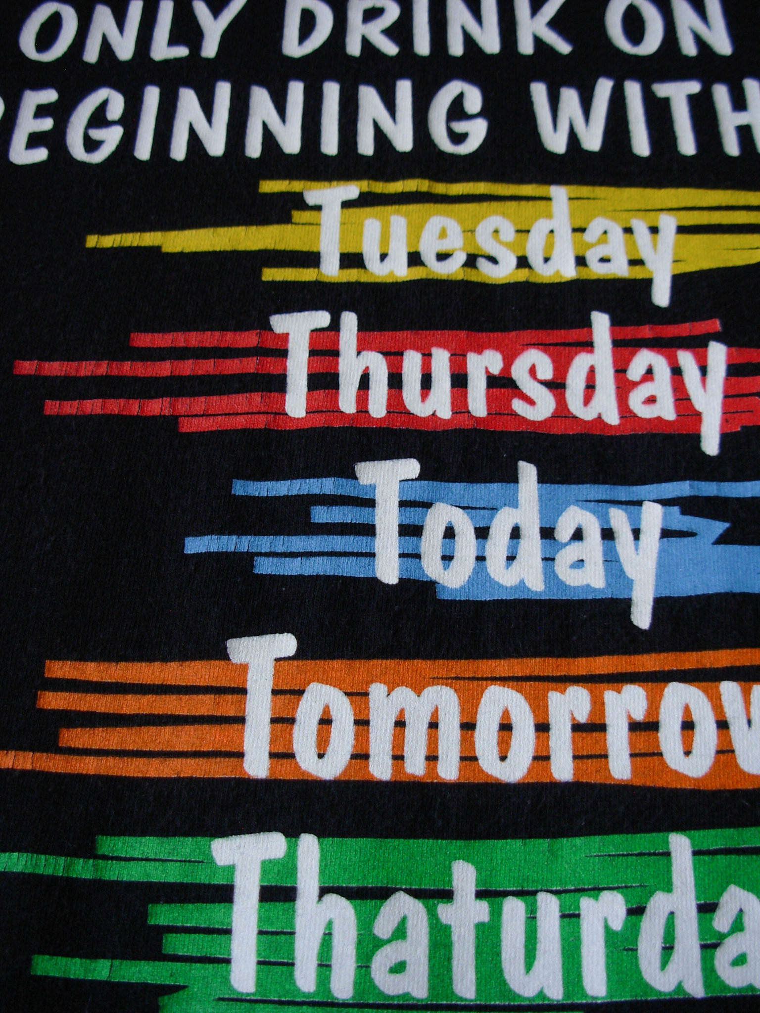 90's day drinking graphic tee shirt, men's size XL