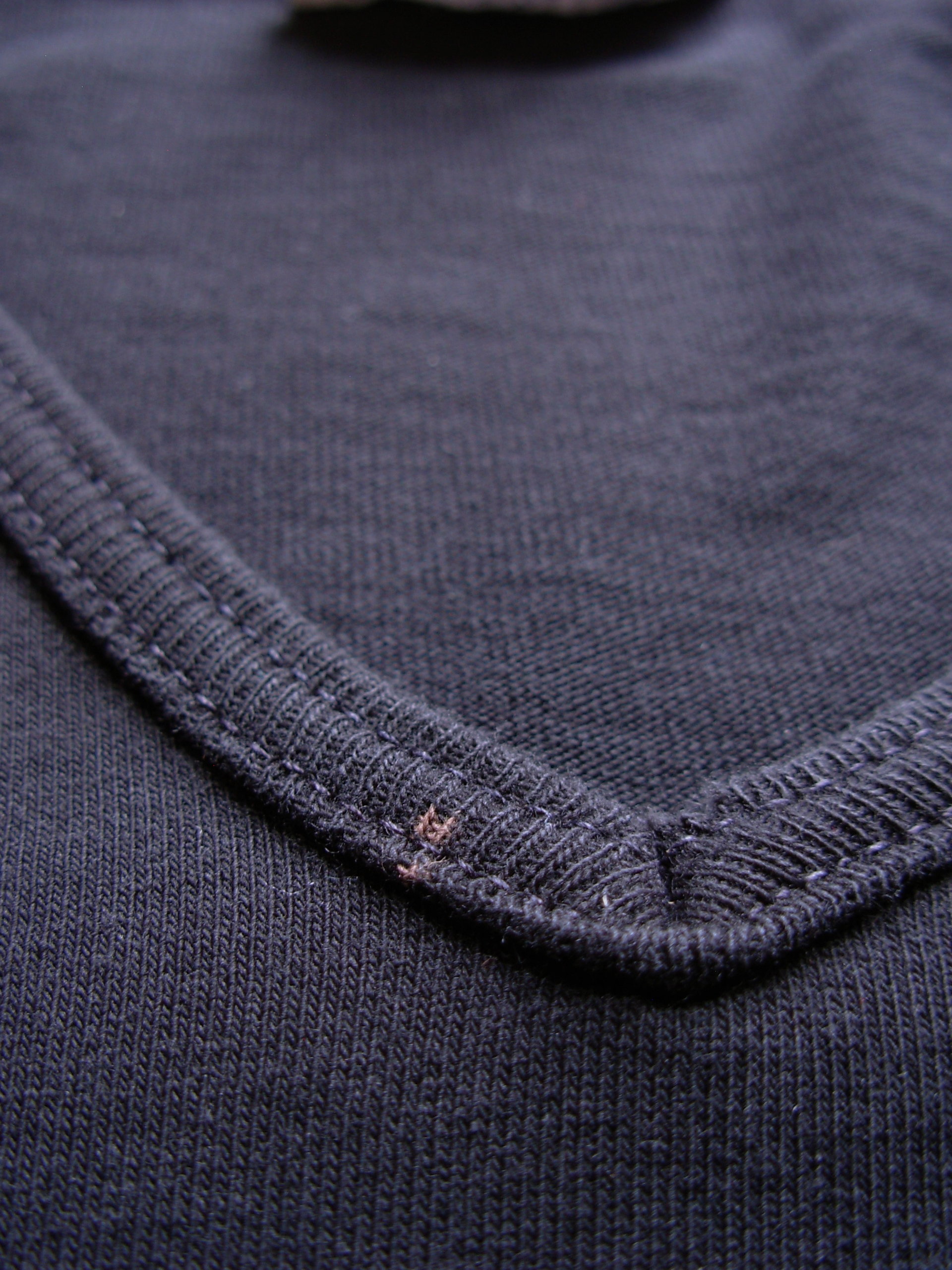 Vintage 90's distressed plain black tee shirt, women's size medium