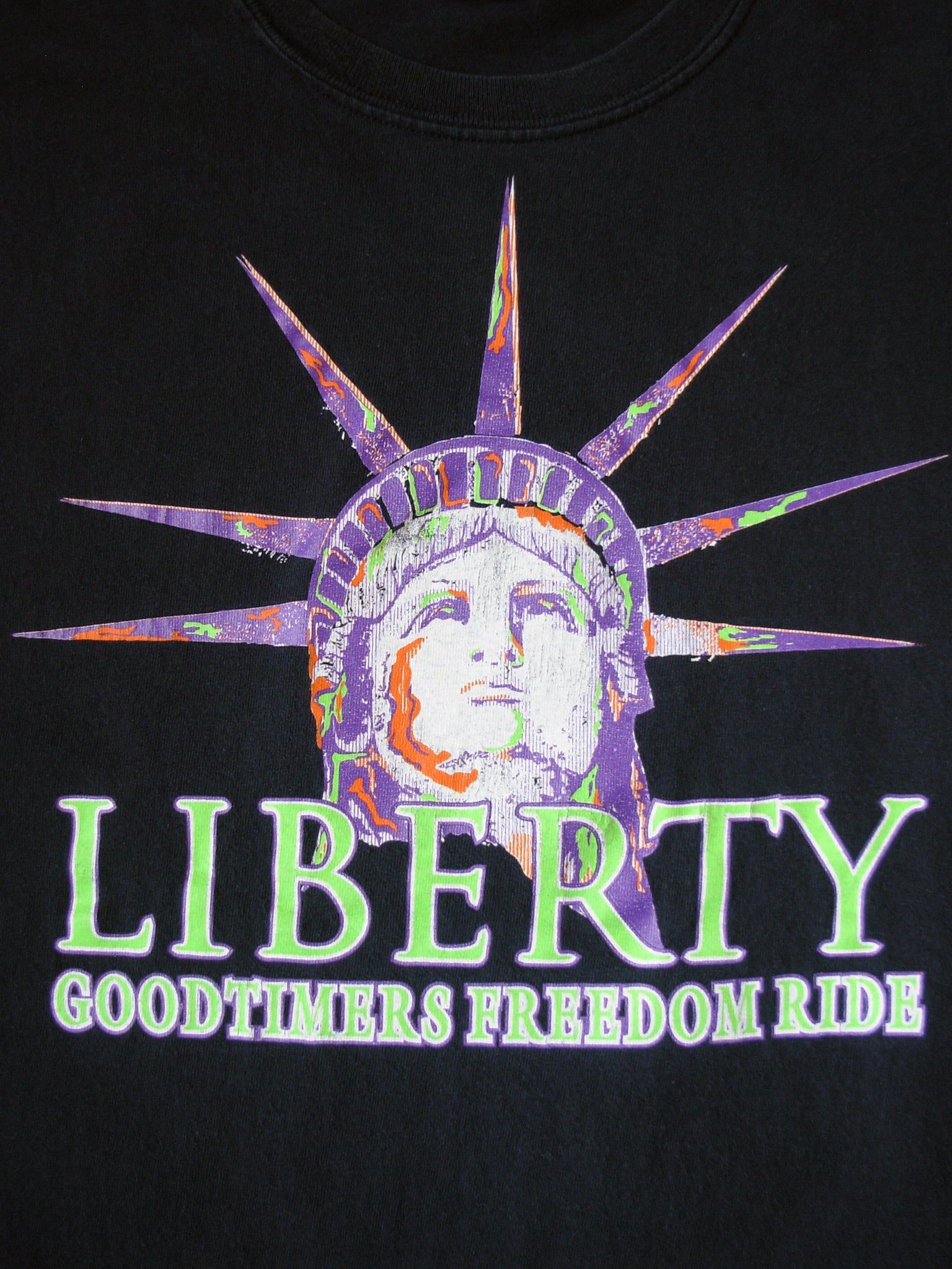 90's NY Liberty graphic tee shirt, men's size medium