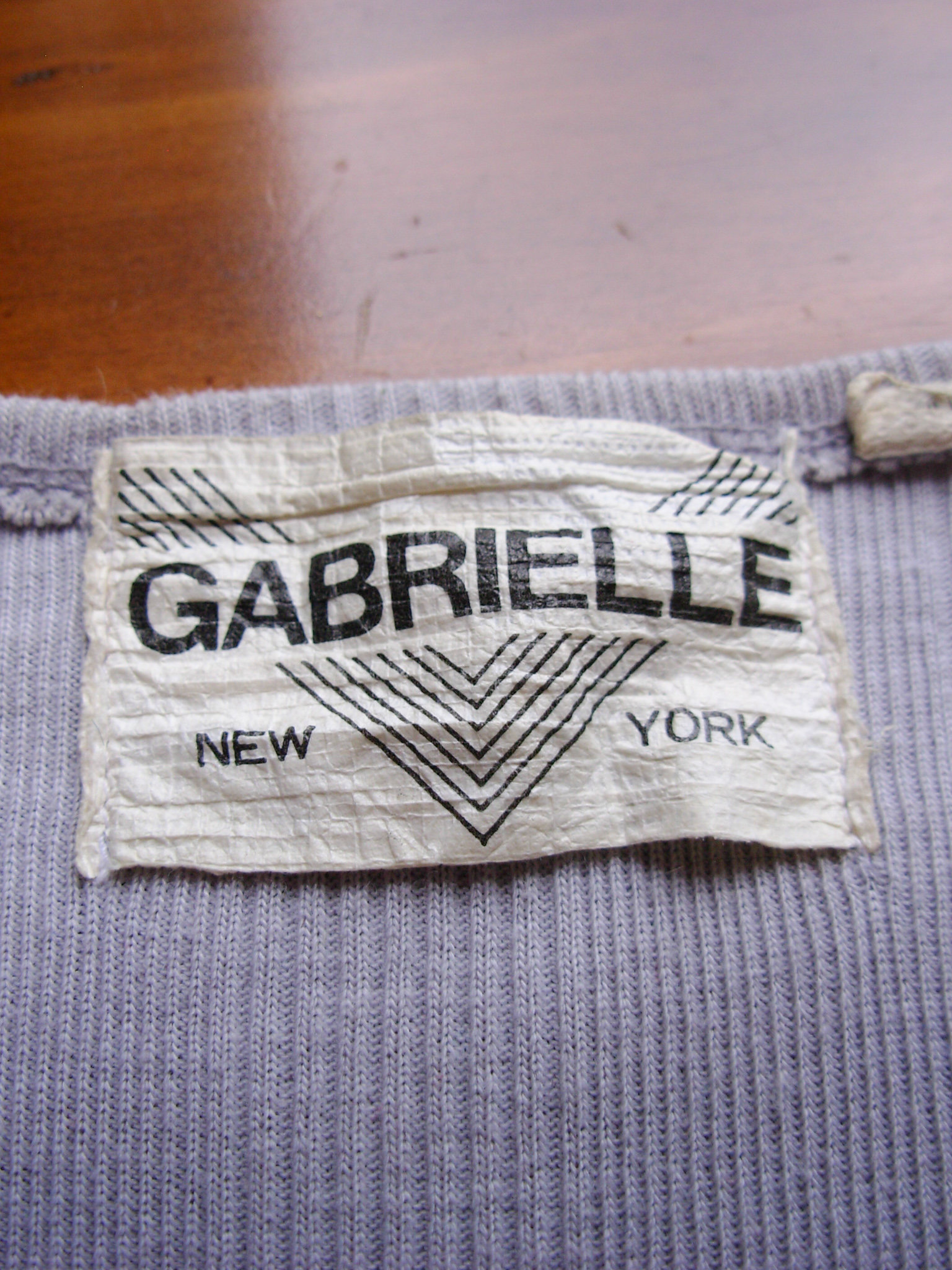 Vintage 80's grey henley tee shirt, men's size medium