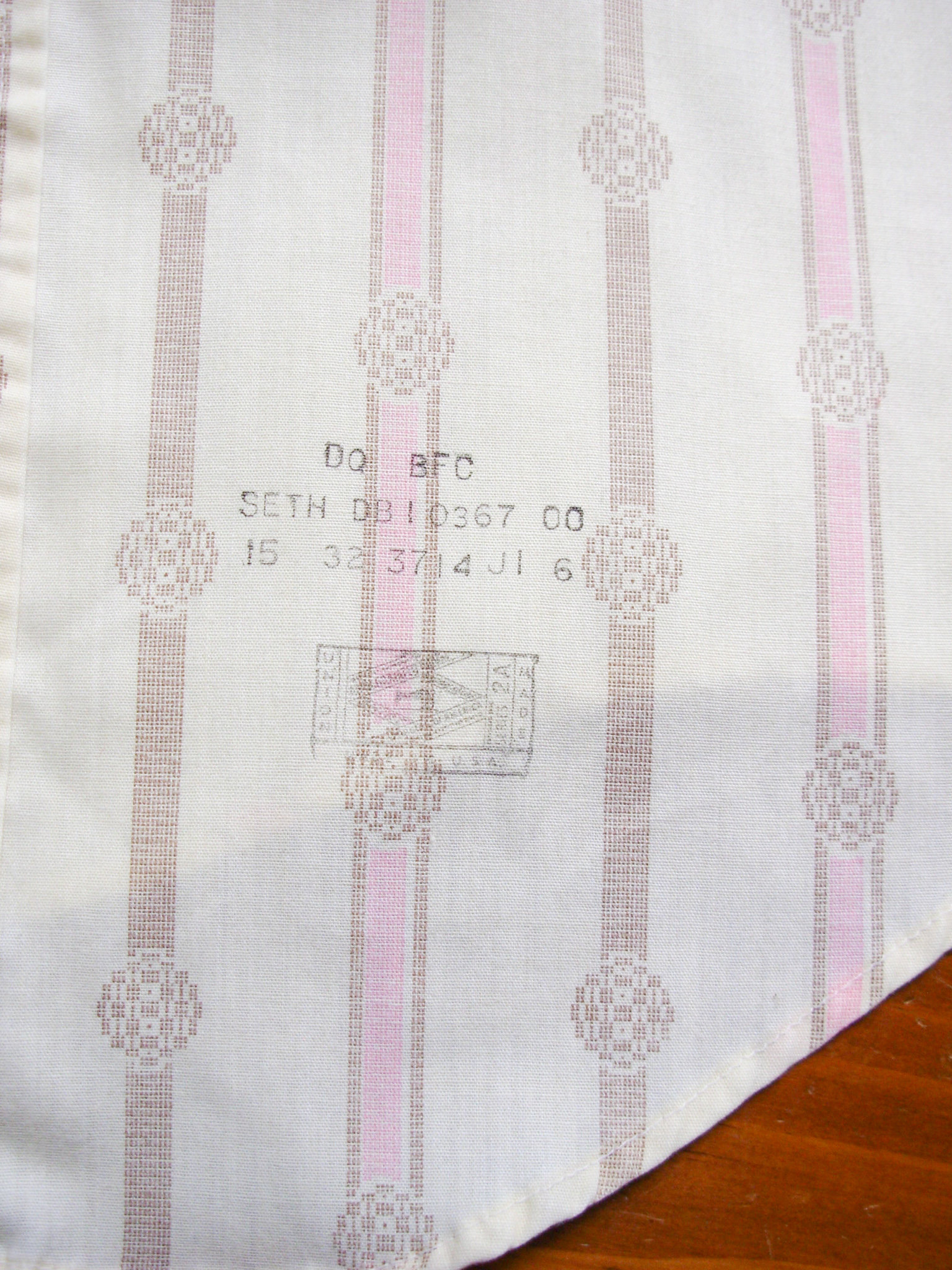 Vintage 70's yellow striped button up shirt with pocket, men's size medium