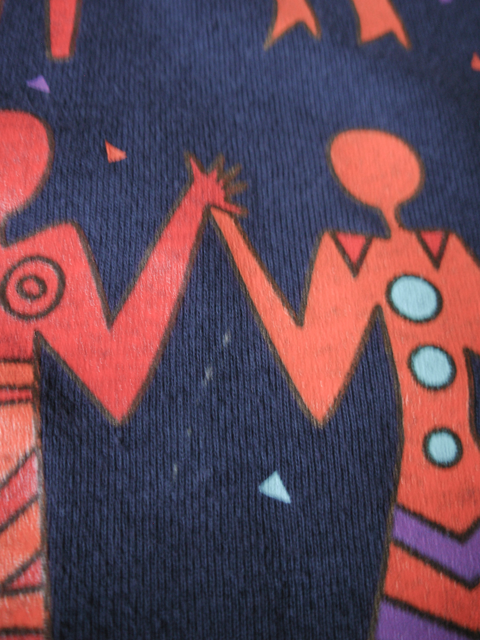 80's Quebec Dancing Women tee shirt, size medium