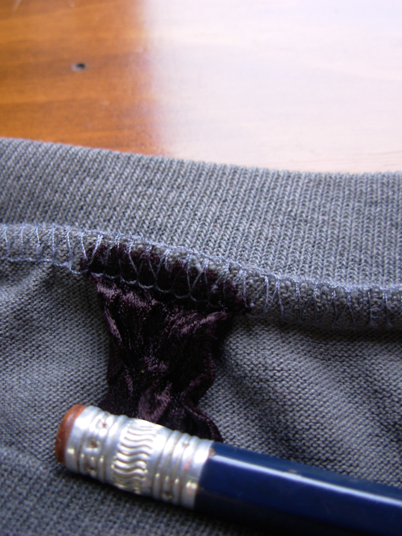 Vintage 80's grey Badlands ringer tee shirt, men's size small