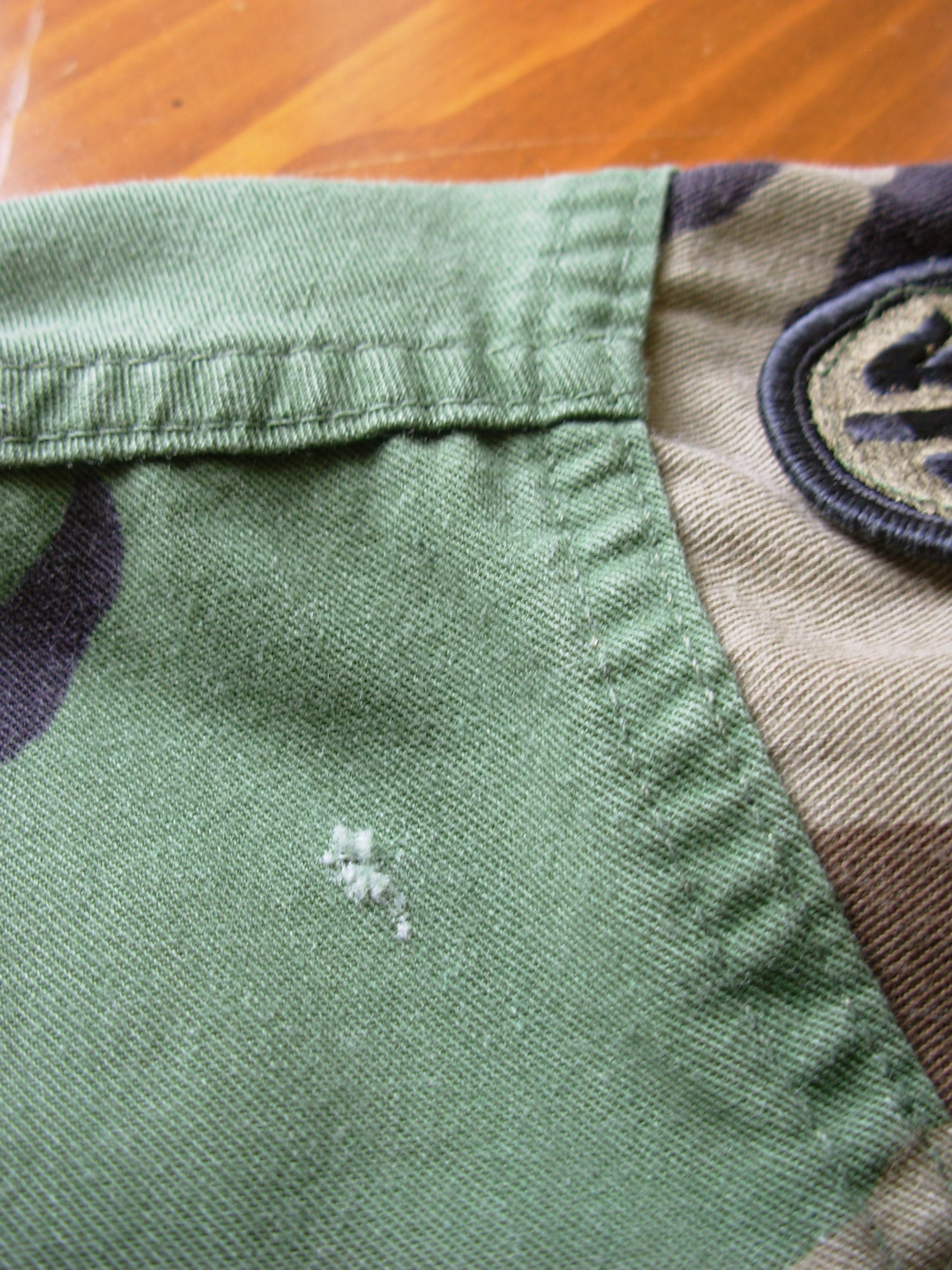 Vintage 90's camo jacket, army jacket, military camouflage fatigues, camo shirt, size medium - short