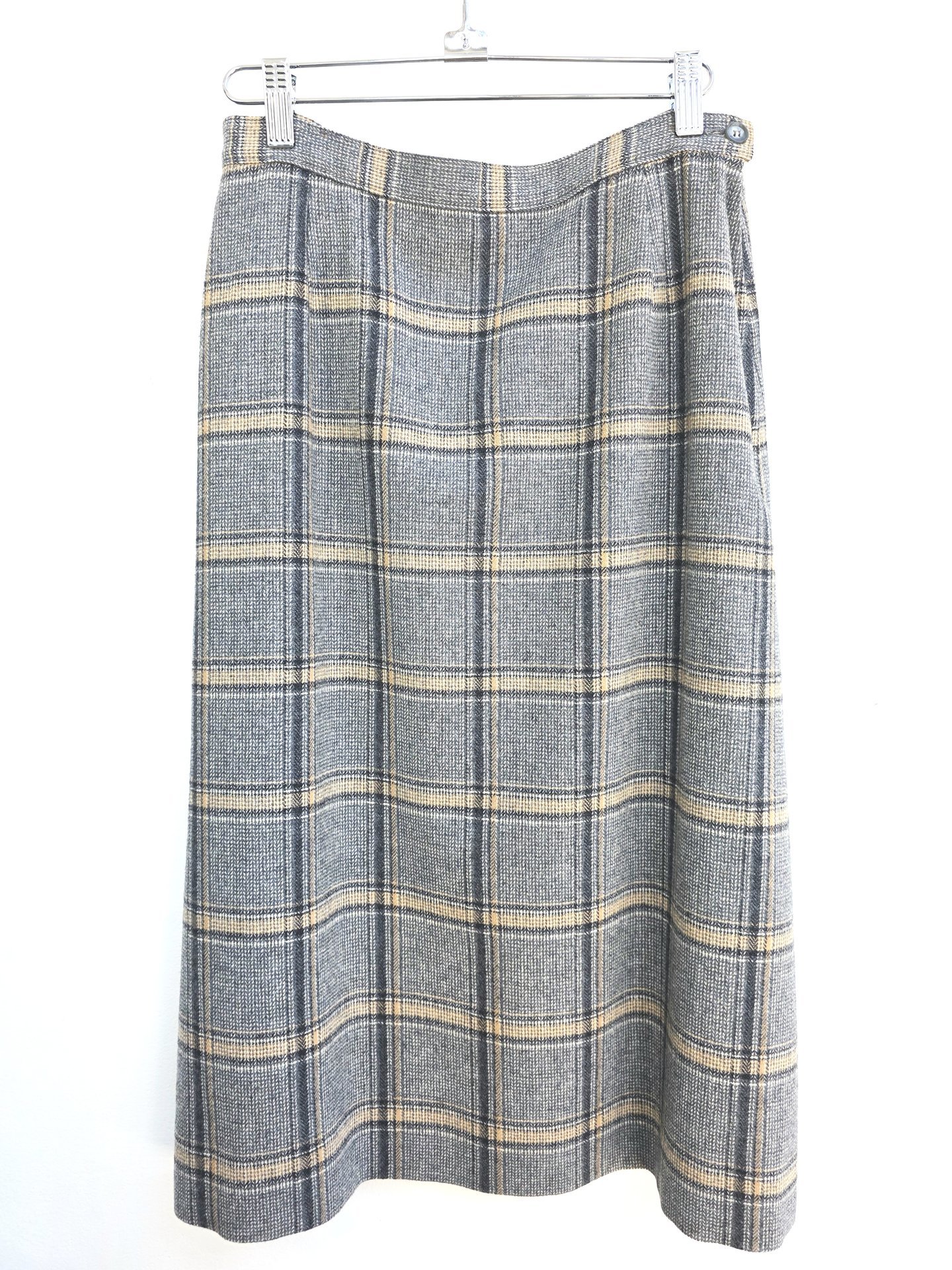 1960 Pendleton plaid wool skirt, medium 10