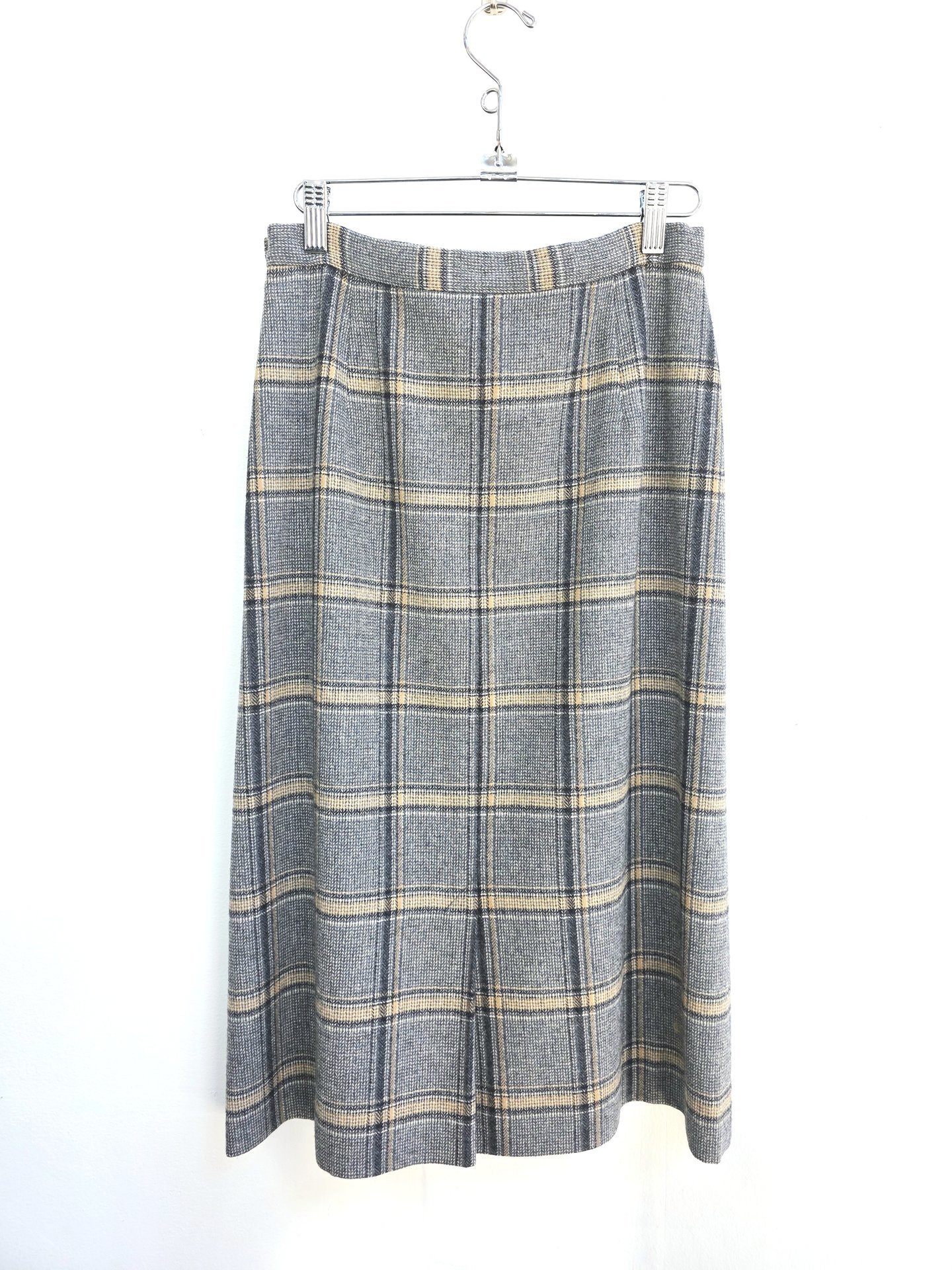 1960 Pendleton plaid wool skirt, medium 10