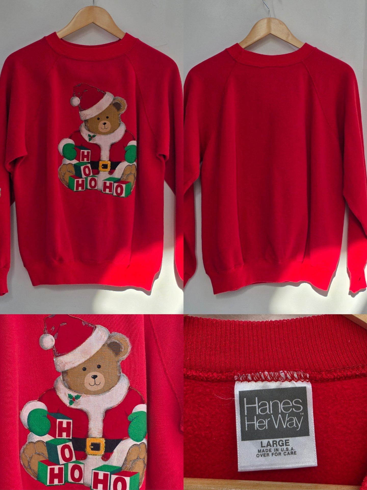 Ugly Christmas sweatshirts, sizes small and medium, choose one