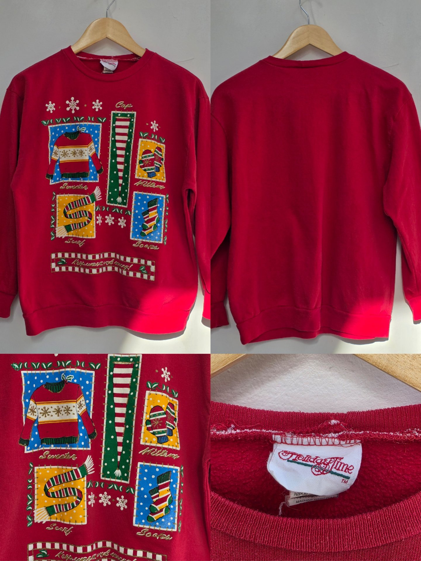 Ugly Christmas sweatshirts, sizes small and medium, choose one
