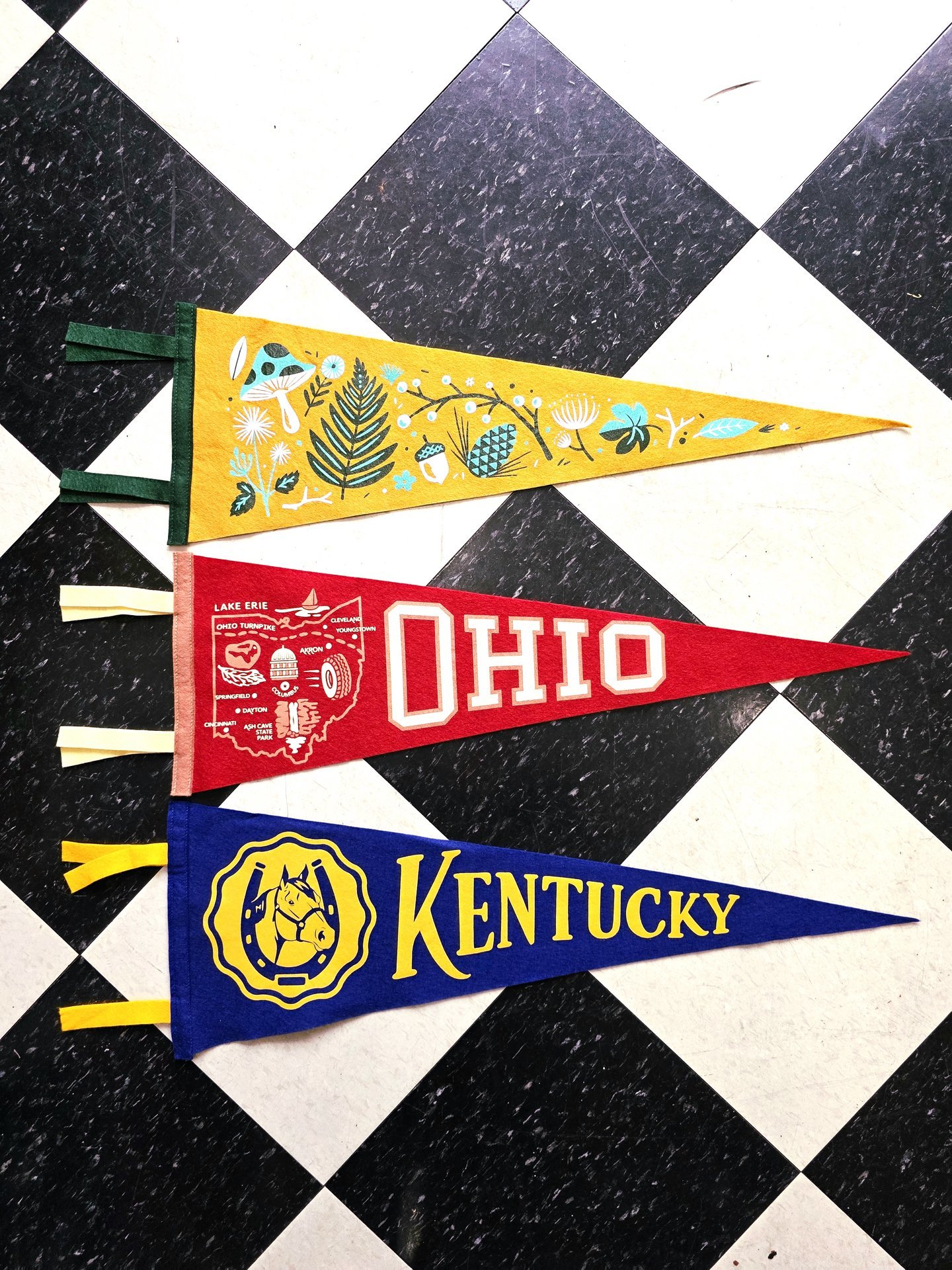 Large pennant banner