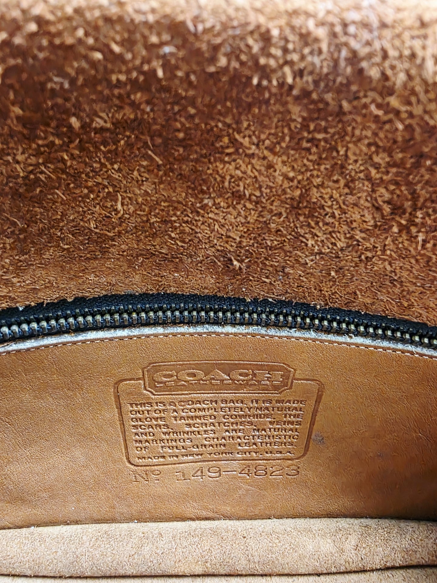 1980 COACH Dinky brown leather crossbody bag