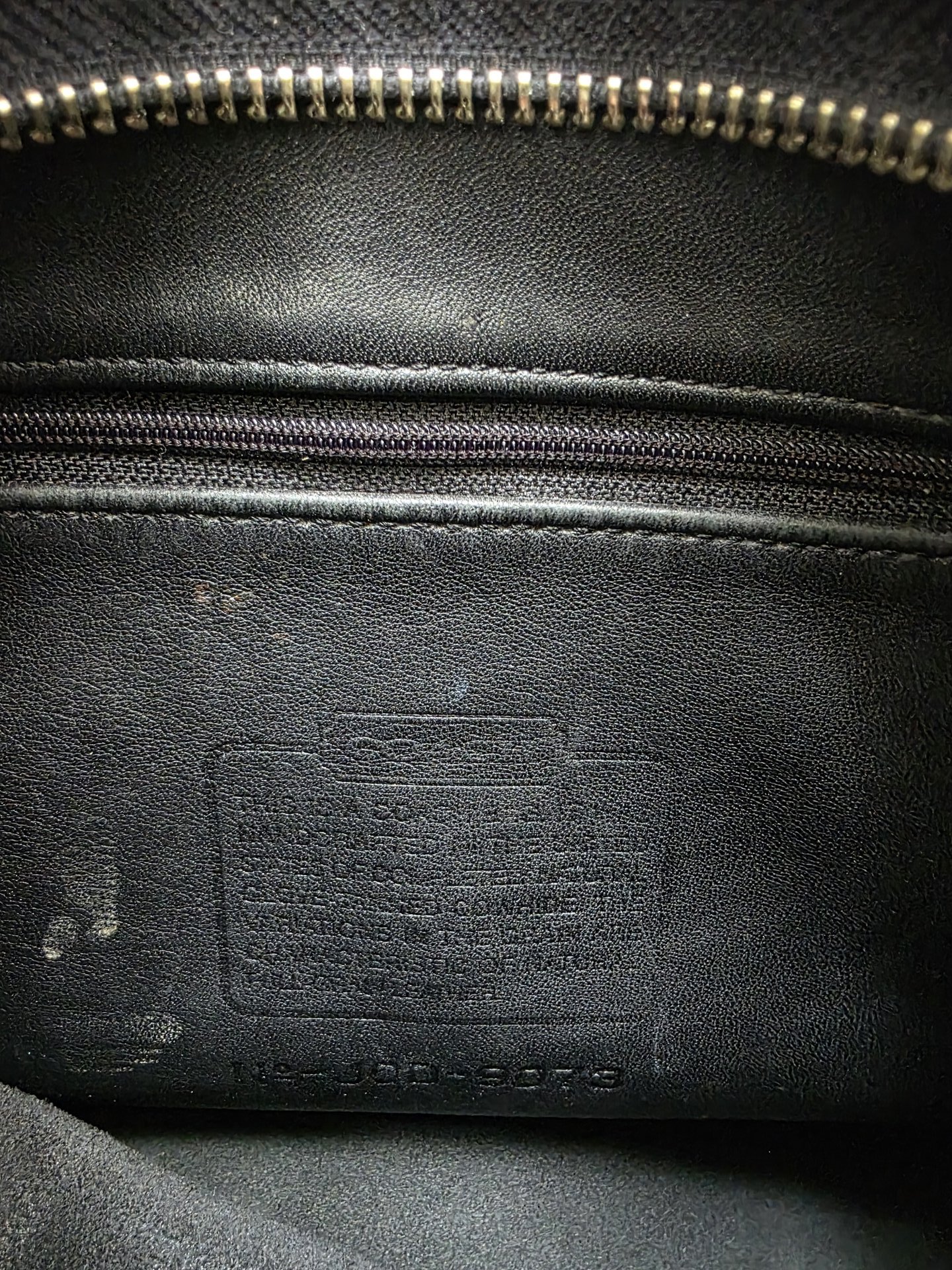 1999 COACH Andrea black leather shoulder bag