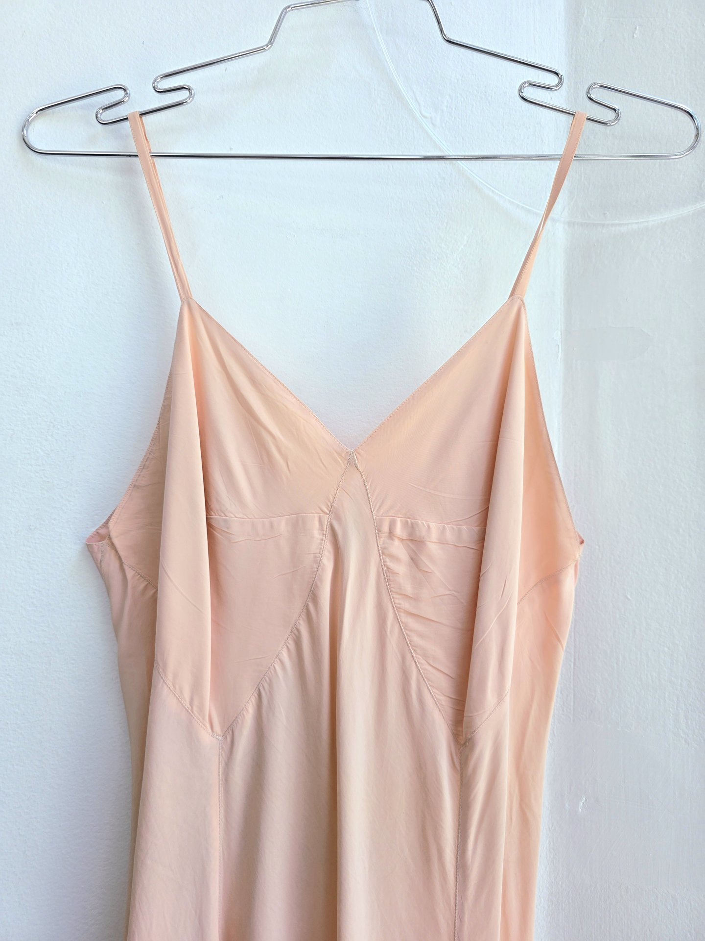 1940 Barbizon "Bryn Fair" pink slip dress, size small
