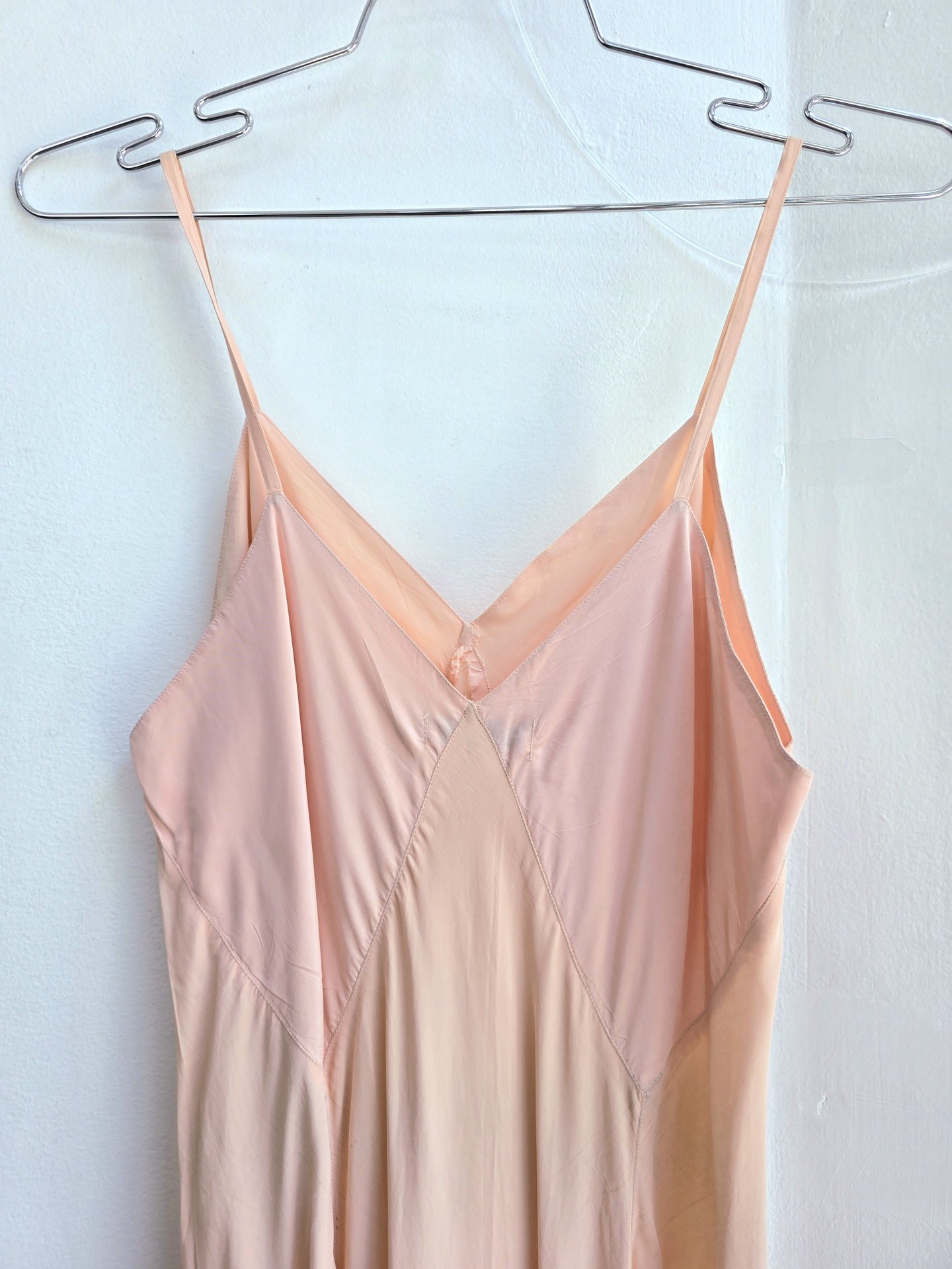 1940 Barbizon "Bryn Fair" pink slip dress, size small