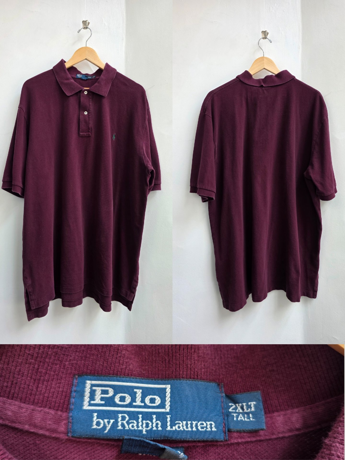 1990 Ralph Lauren Polo shirt, size 2XL tall