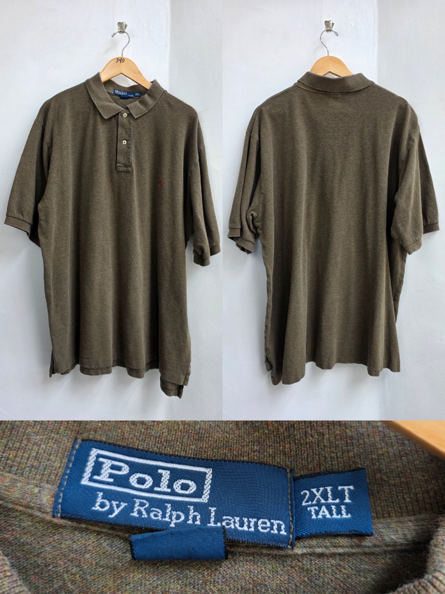 1990 Ralph Lauren Polo shirt, size 2XL tall