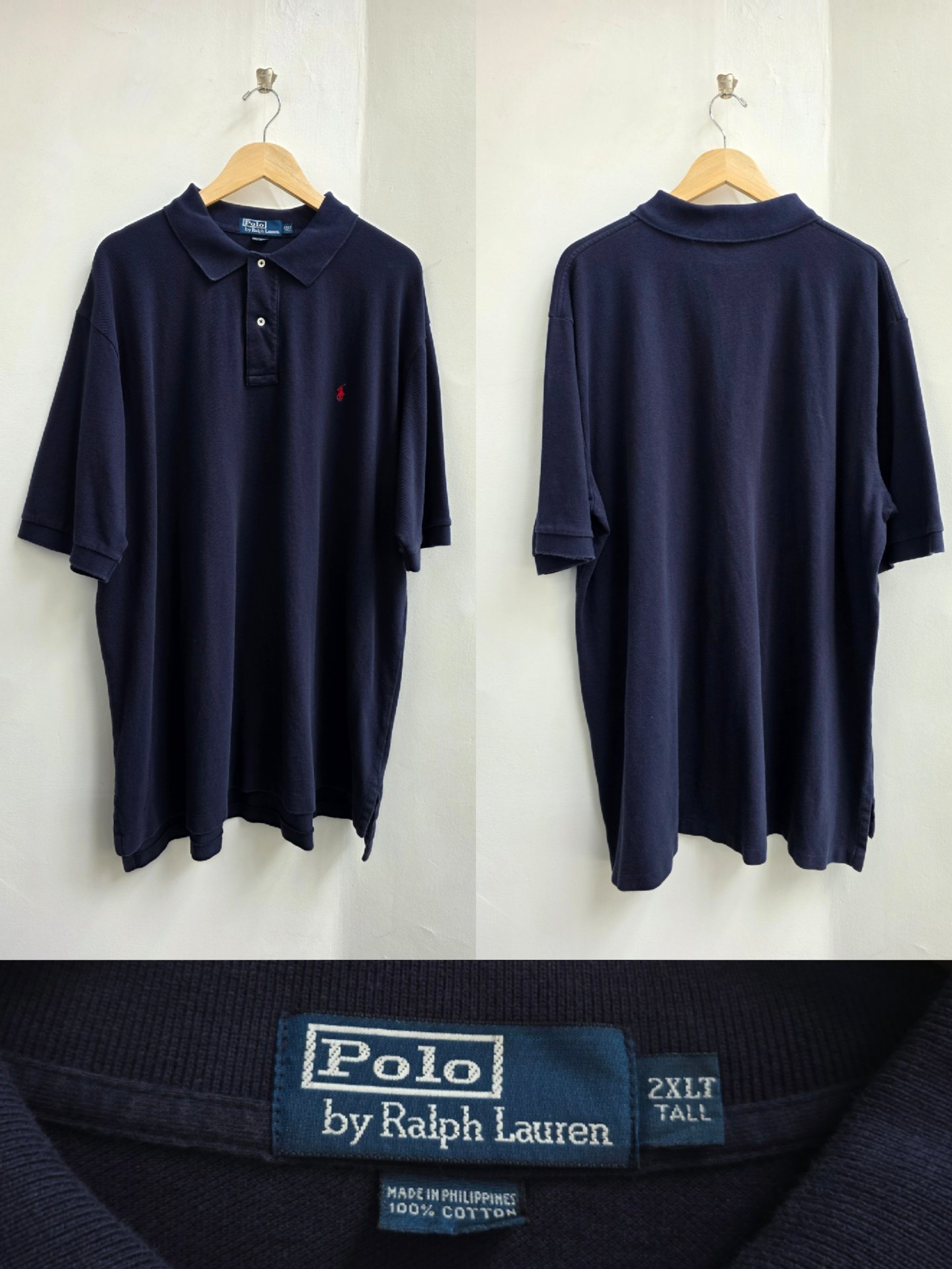 1990 Ralph Lauren Polo shirt, size 2XL tall