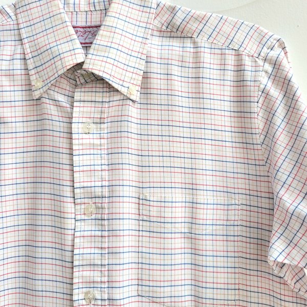 1970 272 plaid button up oxford shirt, medium